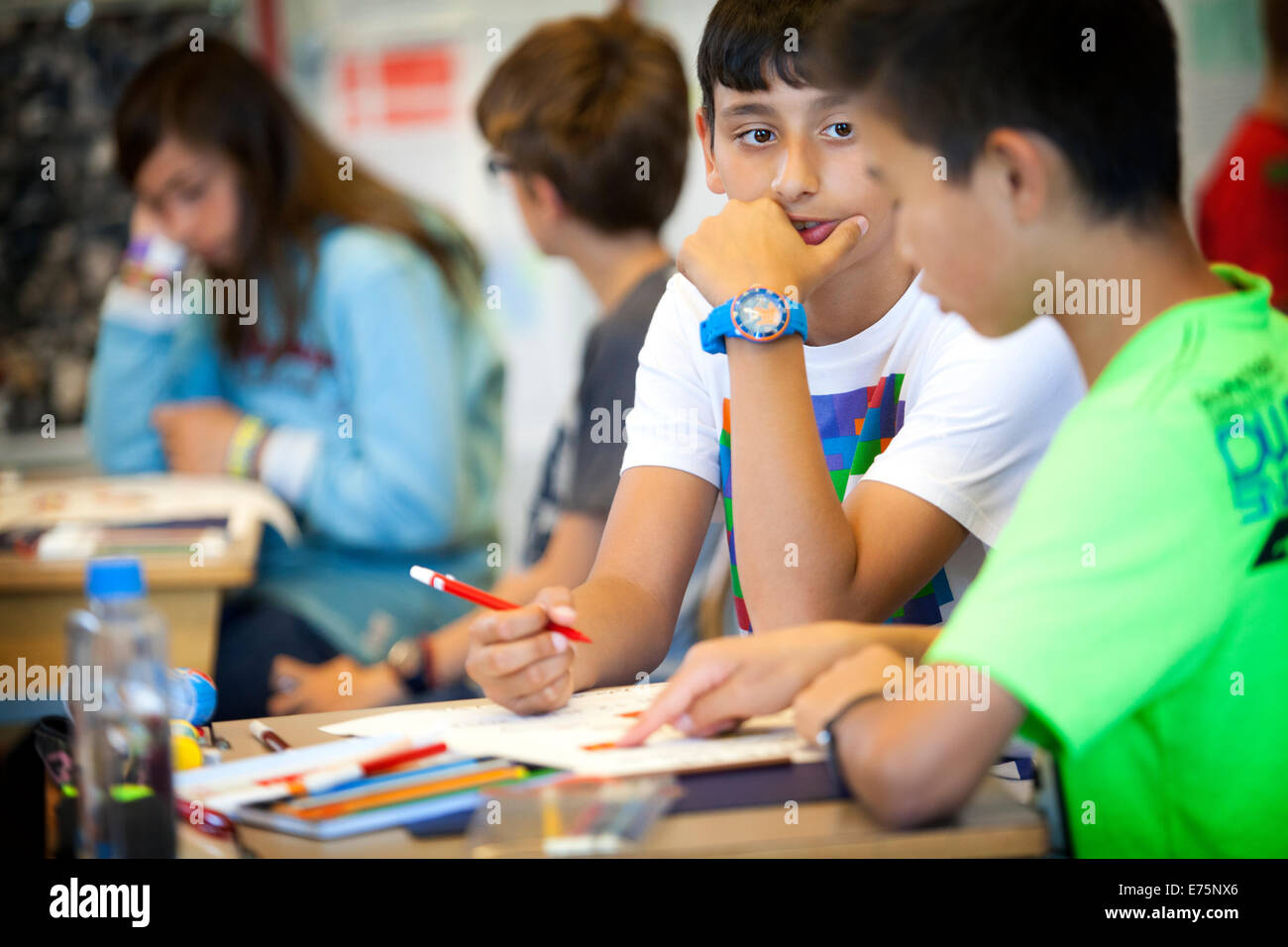 Primary school Stock Photo