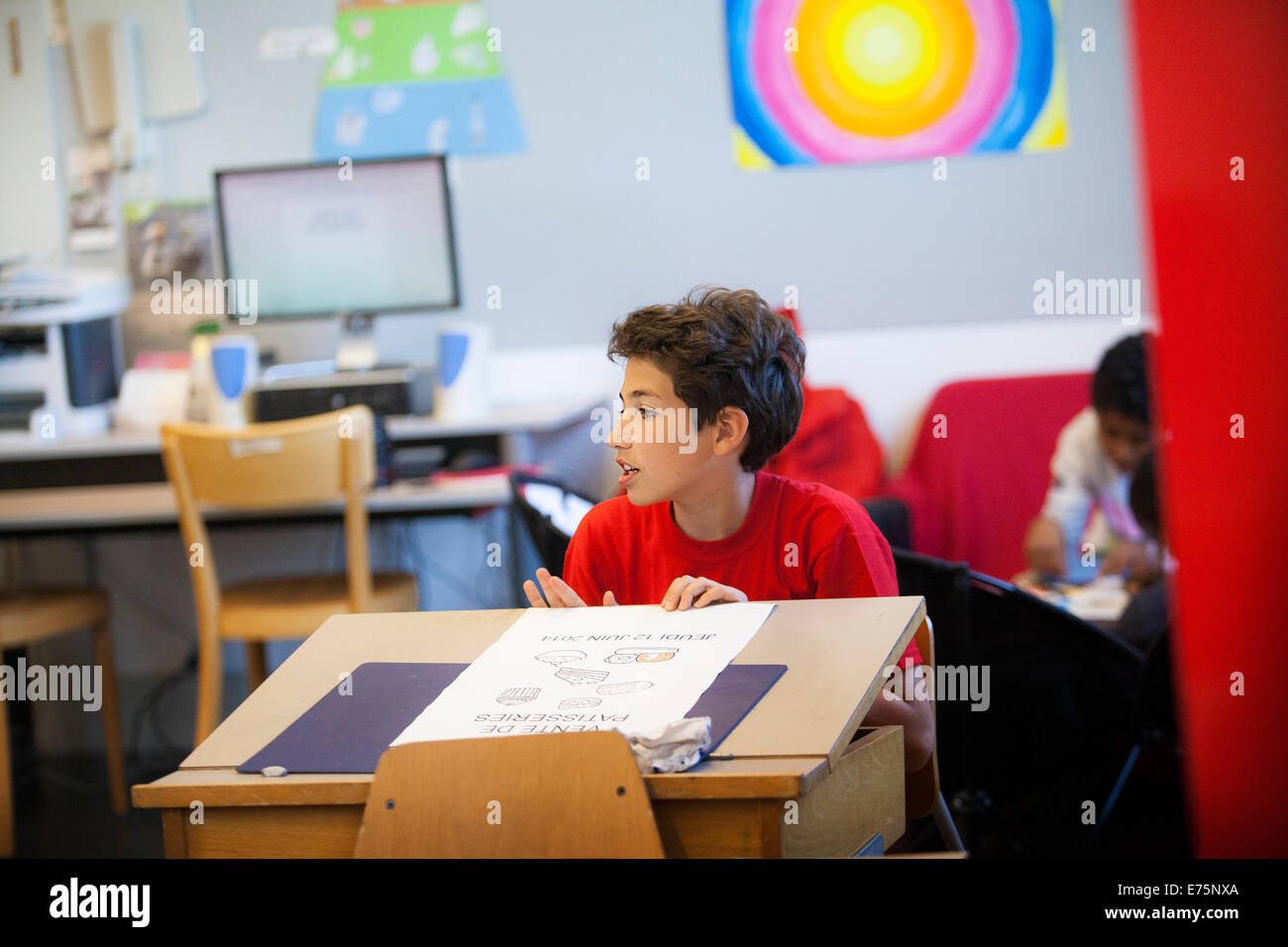 Primary school Stock Photo