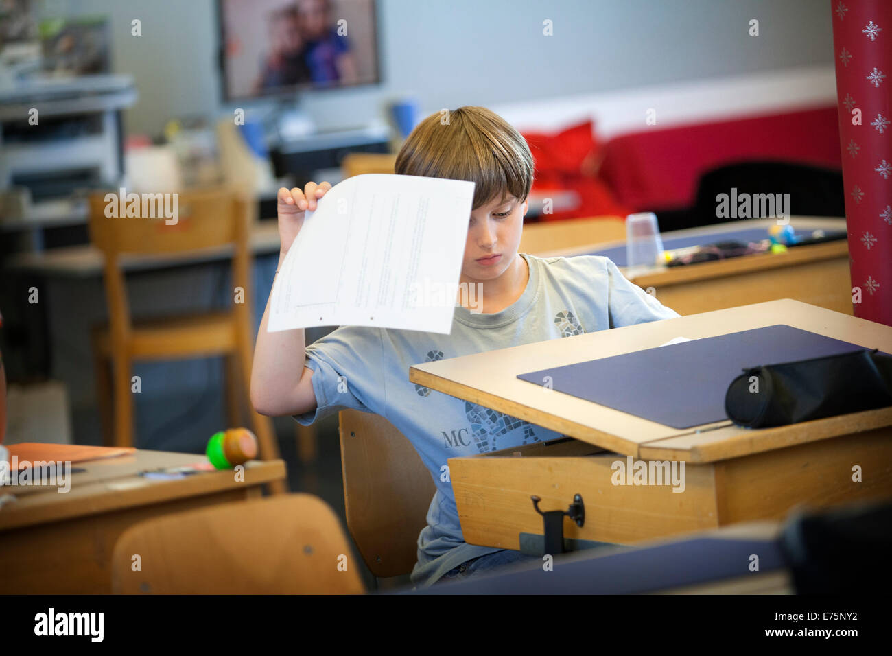 Primary school Stock Photo