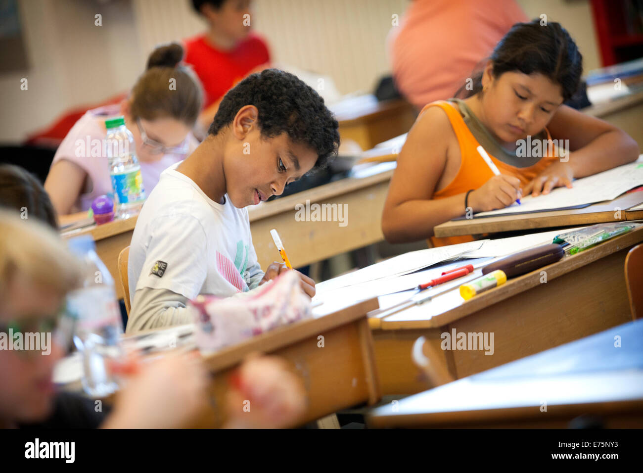 Primary school Stock Photo