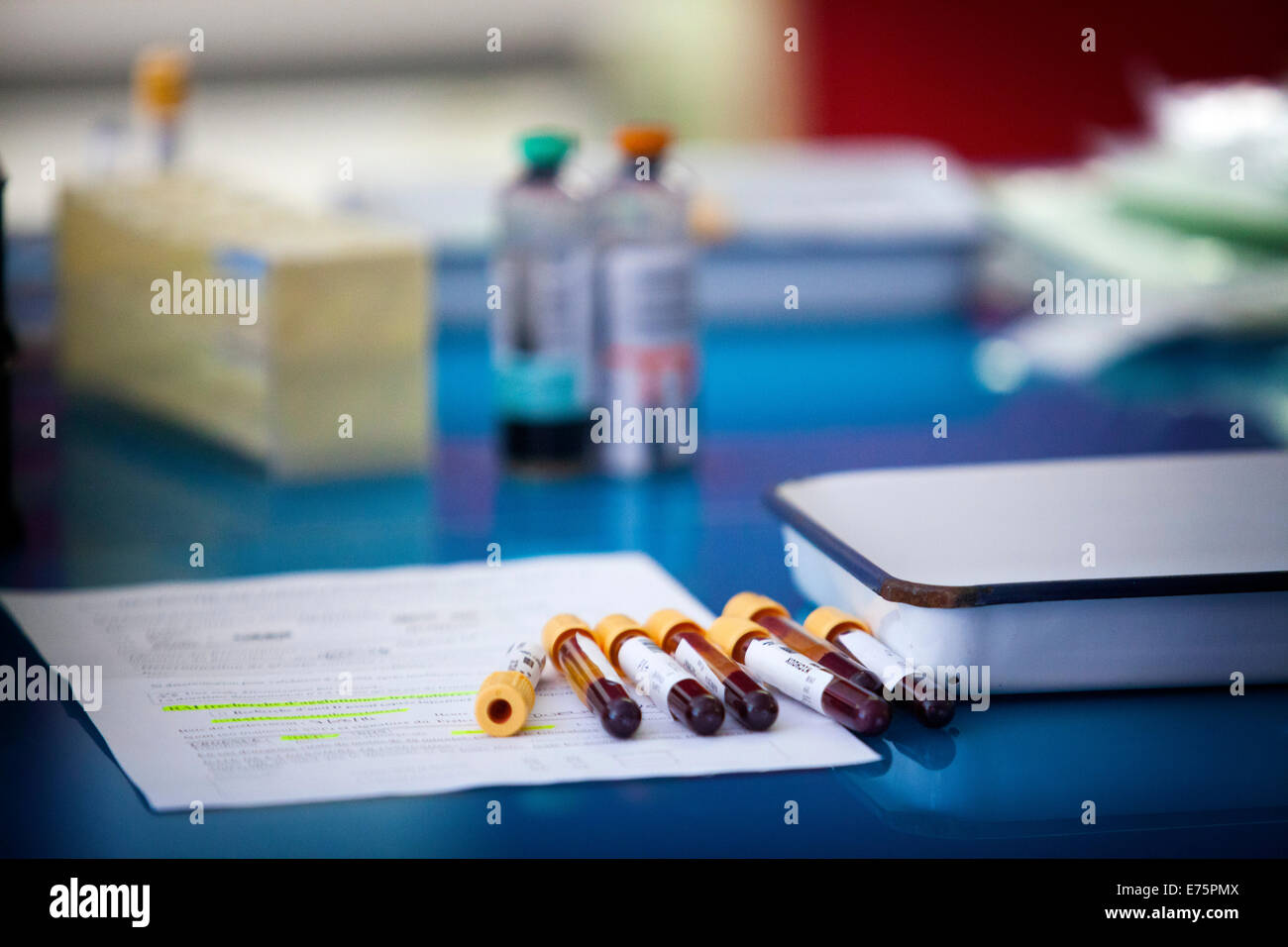 Analysis laboratory Stock Photo