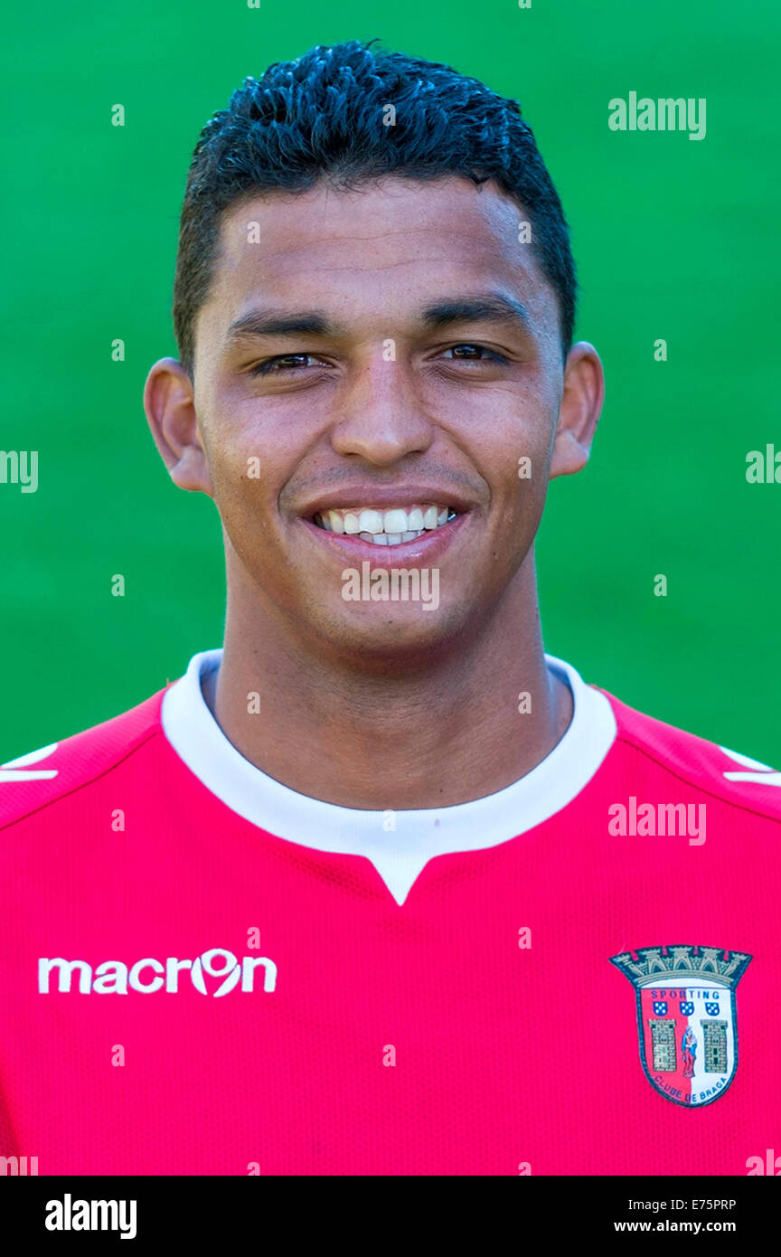 Portugal - Primera Liga Zon-Sagres 2014-2015 /  Aderllan Leandro de Jesus Santos ' Aderllan Santos '  -  ( SC Braga ) Stock Photo
