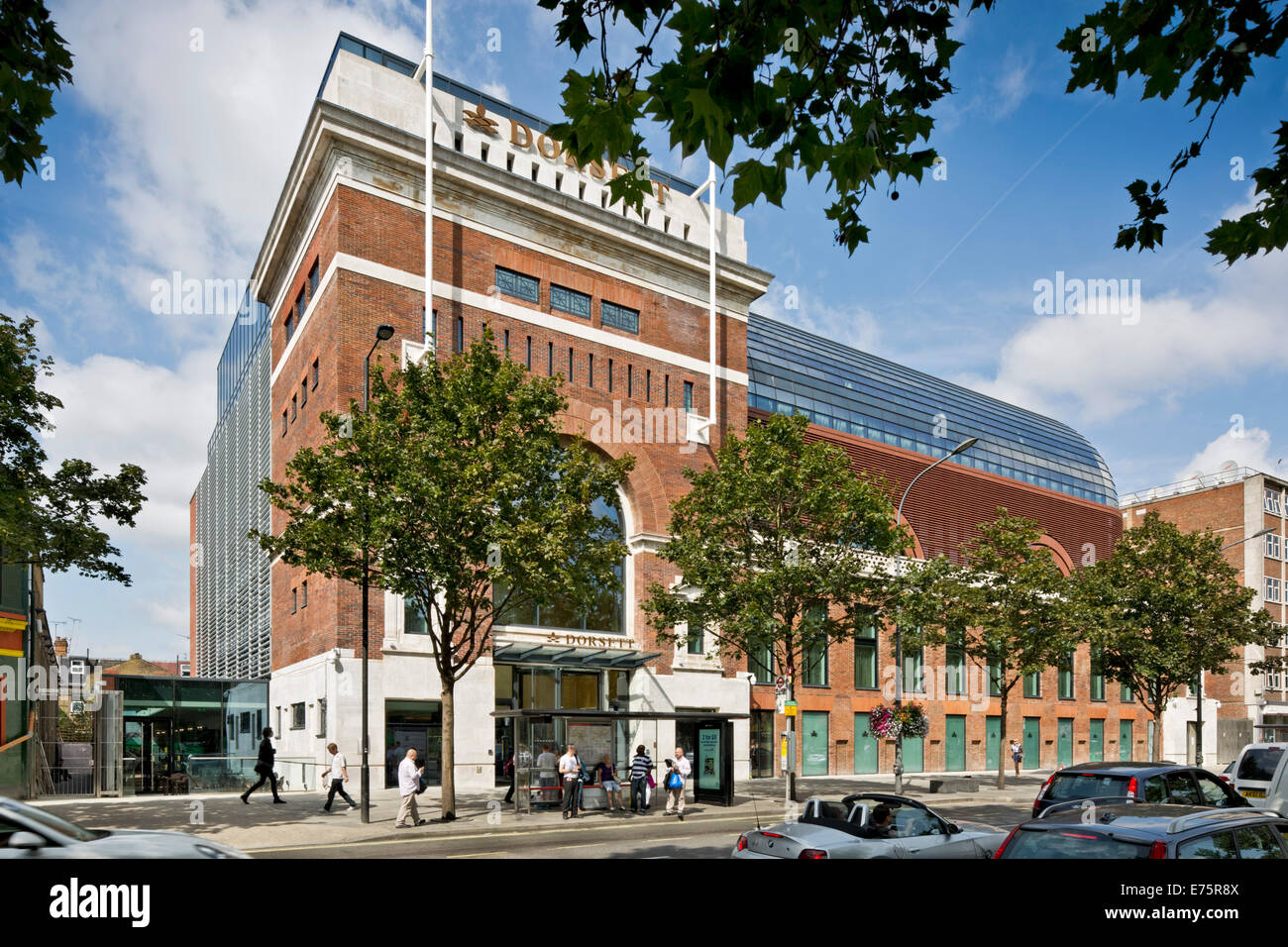 Dorsett Hotel at the Shepherds Bush Pavilion, London, United Kingdom. Architect BFLS (Bogle
