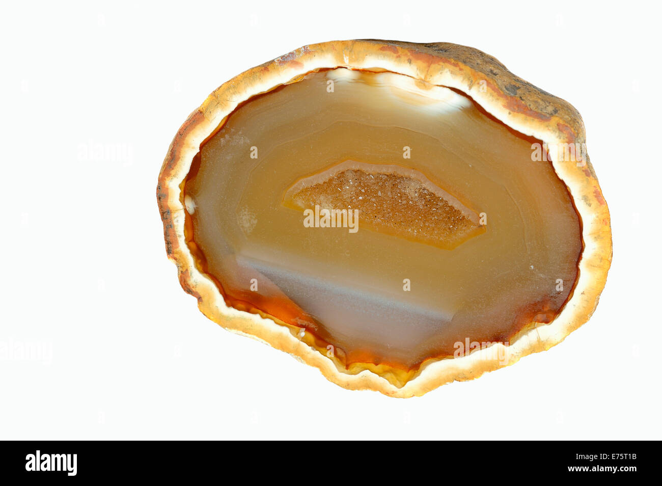 Brown And White Geode High Resolution Stock Photography and Images - Alamy