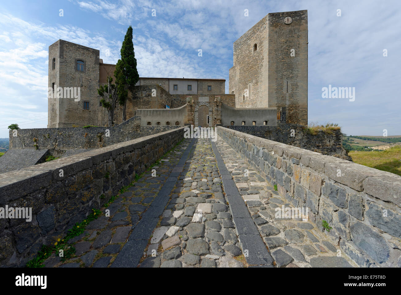 Castle with archaeological national museum, Museo Nazionale Archeologico Melfese, Melfi, Basilicata, Italy Stock Photo