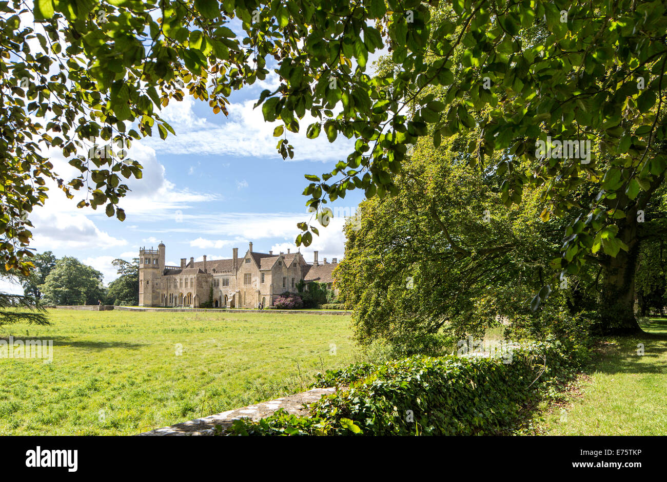 Lacock Abbey in the village of Lacock, Wiltshire, England, UK Stock Photo
