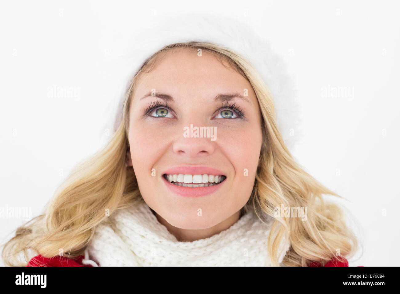 Woman close up face warm smile hi-res stock photography and images - Alamy