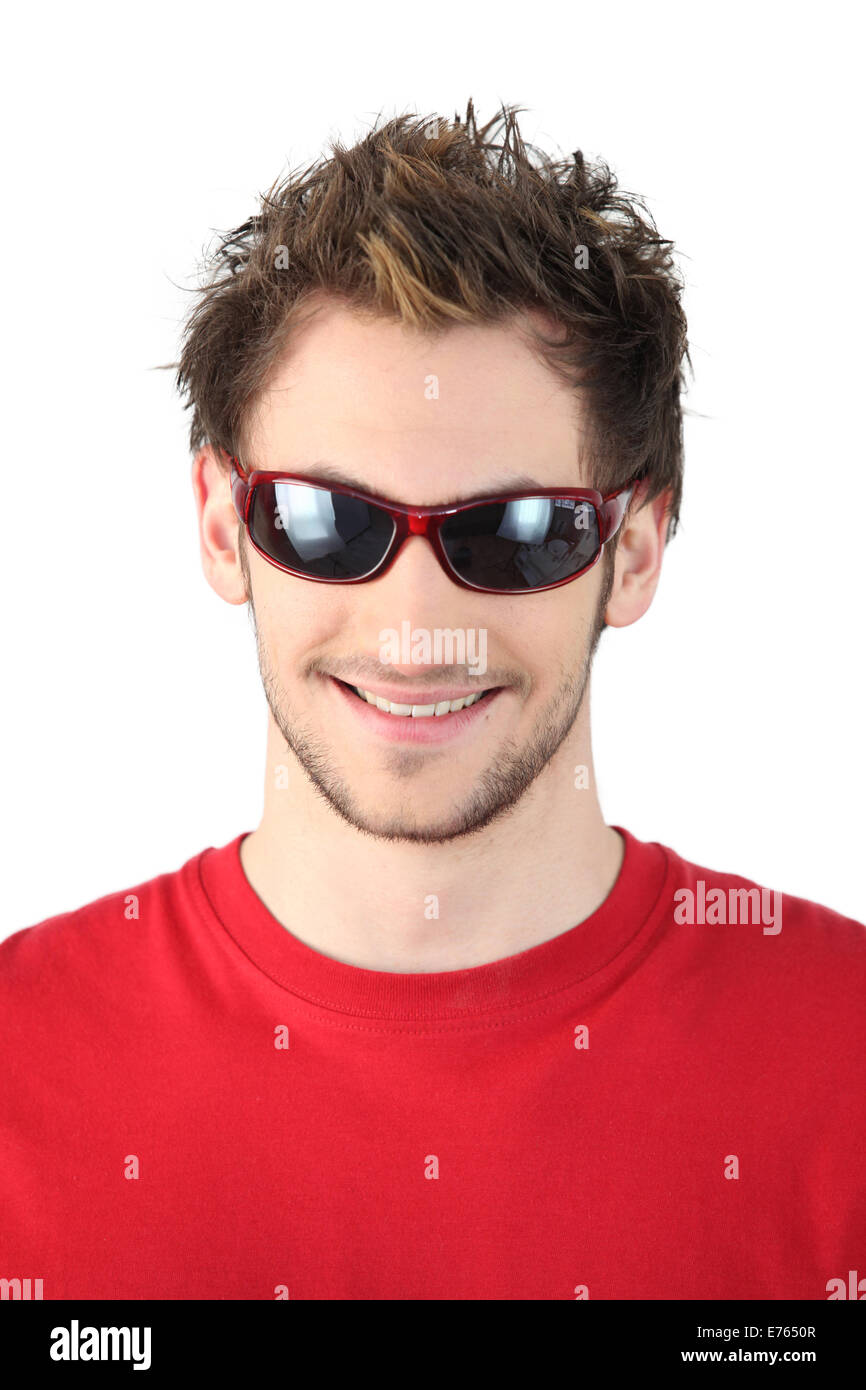 Cool dude in sunglasses Stock Photo Alamy