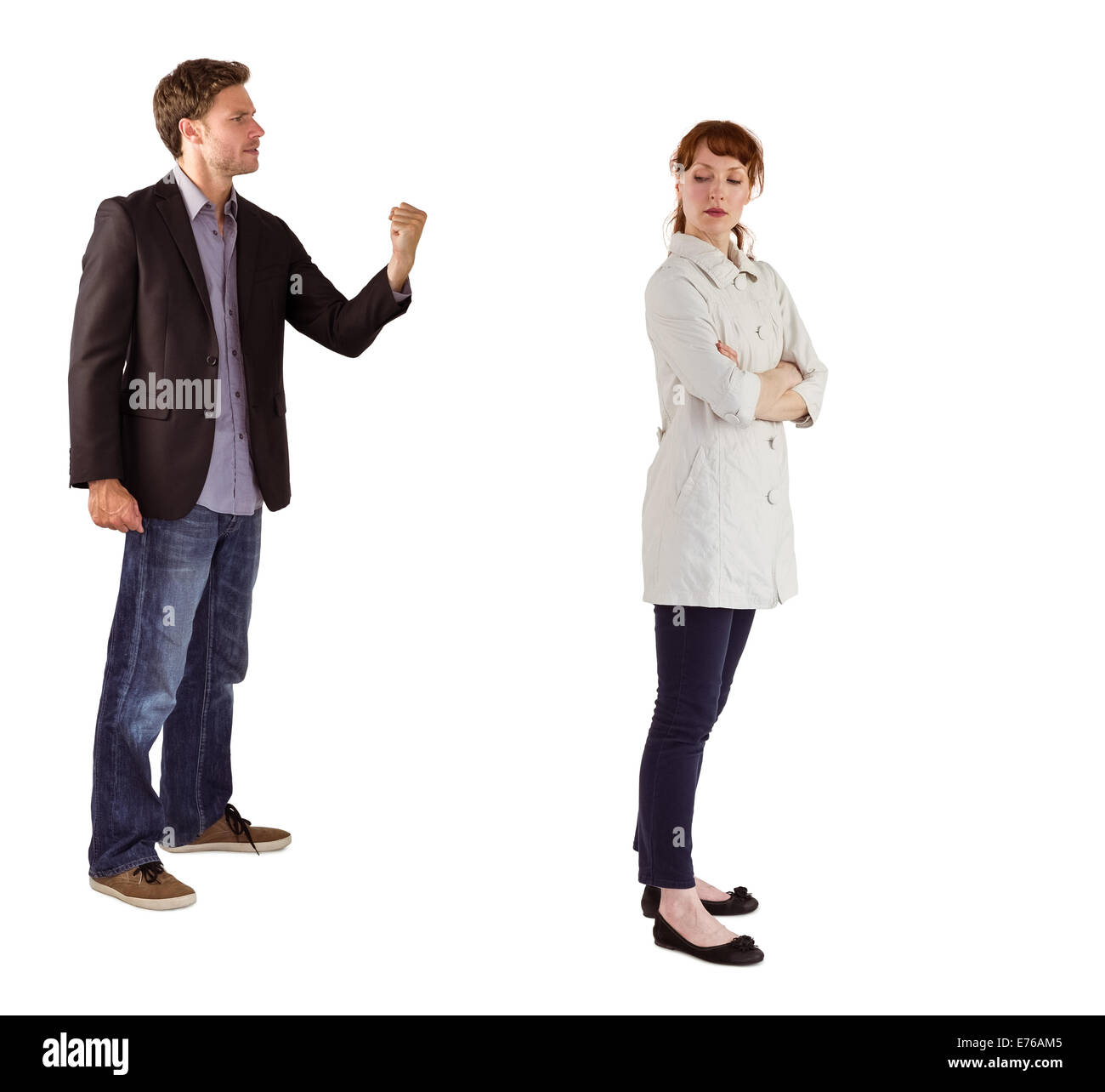 Man shaking his fist Cut Out Stock Images & Pictures - Alamy