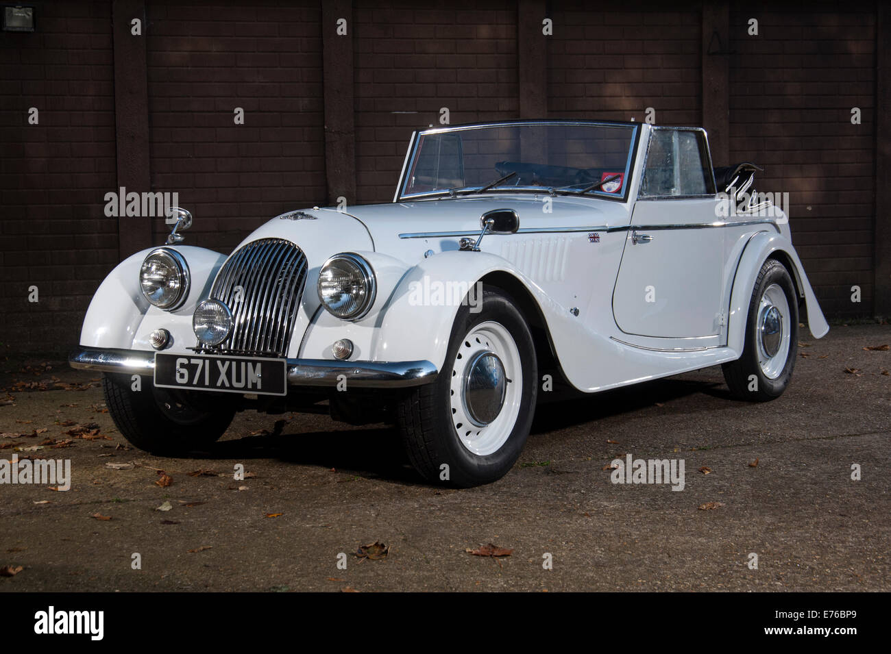 Plus 4 classic British sports car Stock Photo Alamy