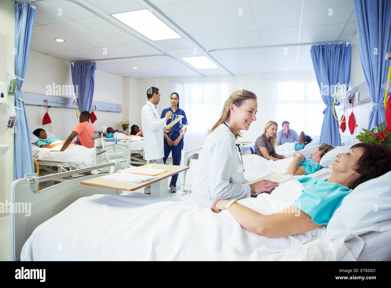 Inside Hospital Room With Patient