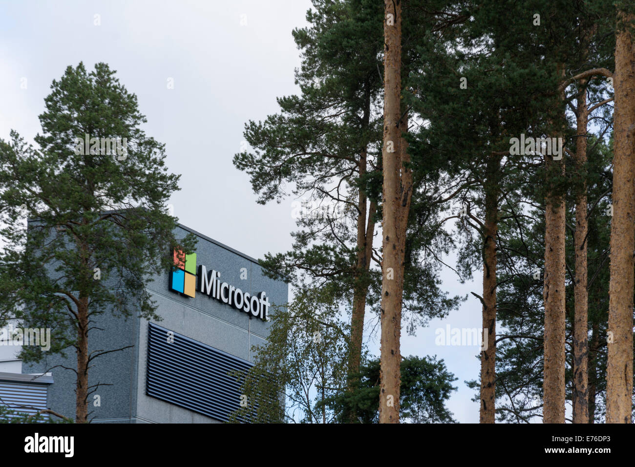 Microsoft building in Oulu Finland Stock Photo Alamy