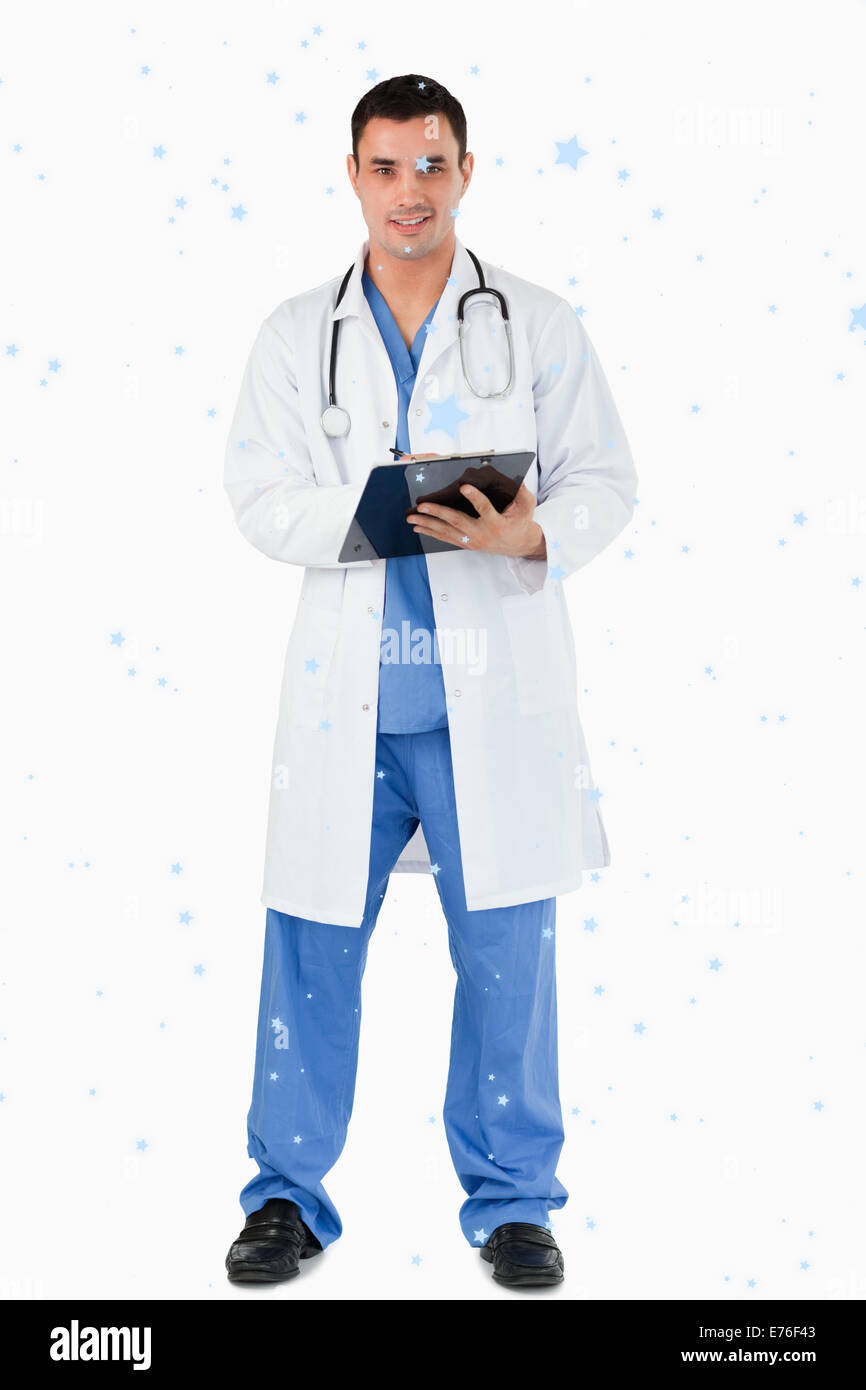 Blue doctor uniform man not stethoscope Cut Out Stock Images & Pictures ...