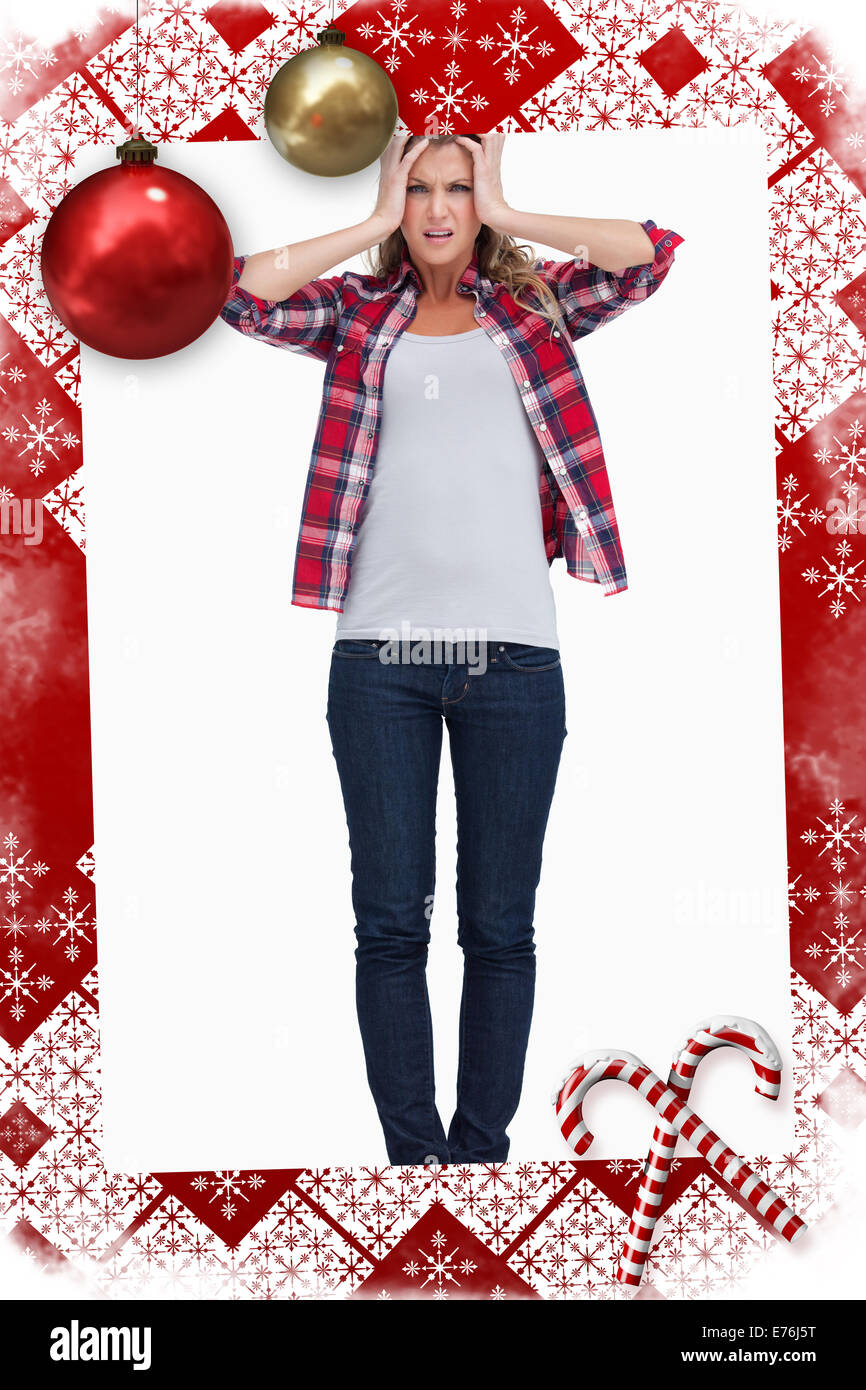 Woman alone christmas sad hi-res stock photography and images - Alamy