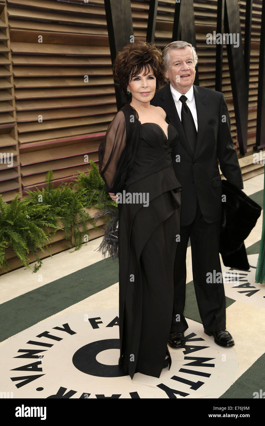 2014 Vanity Fair Oscar Party held at Sunset Tower in West Hollywood  Featuring: Carole Bayer Sager,Robert A. Daly Where: Los Angeles, California, United States When: 02 Mar 2014 Stock Photo