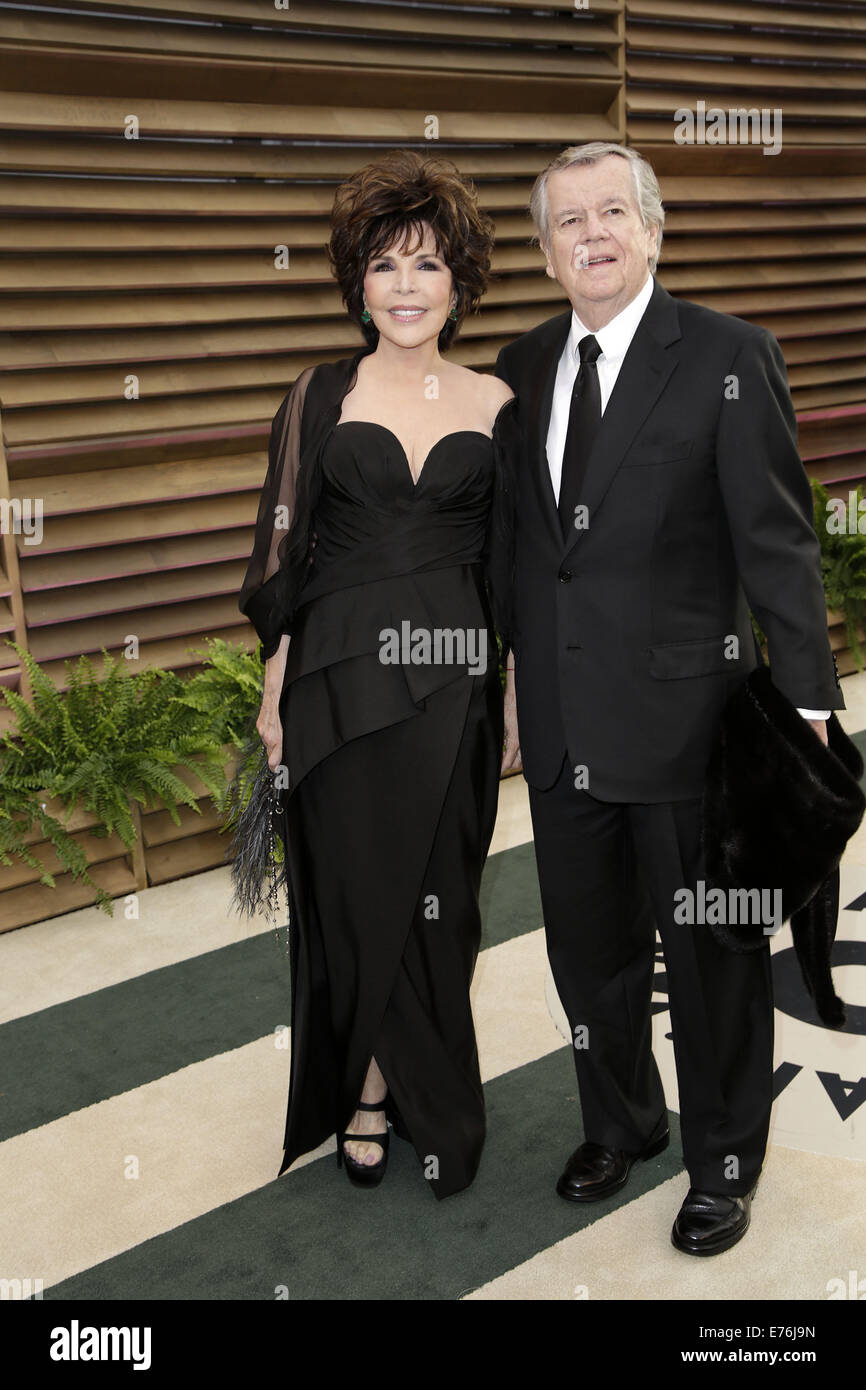 2014 Vanity Fair Oscar Party held at Sunset Tower in West Hollywood  Featuring: Carole Bayer Sager,Robert A. Daly Where: Los Angeles, California, United States When: 02 Mar 2014 Stock Photo