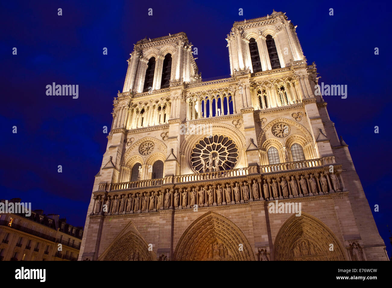 The beautiful Notre Dame Cathedral in Paris Stock Photo - Alamy