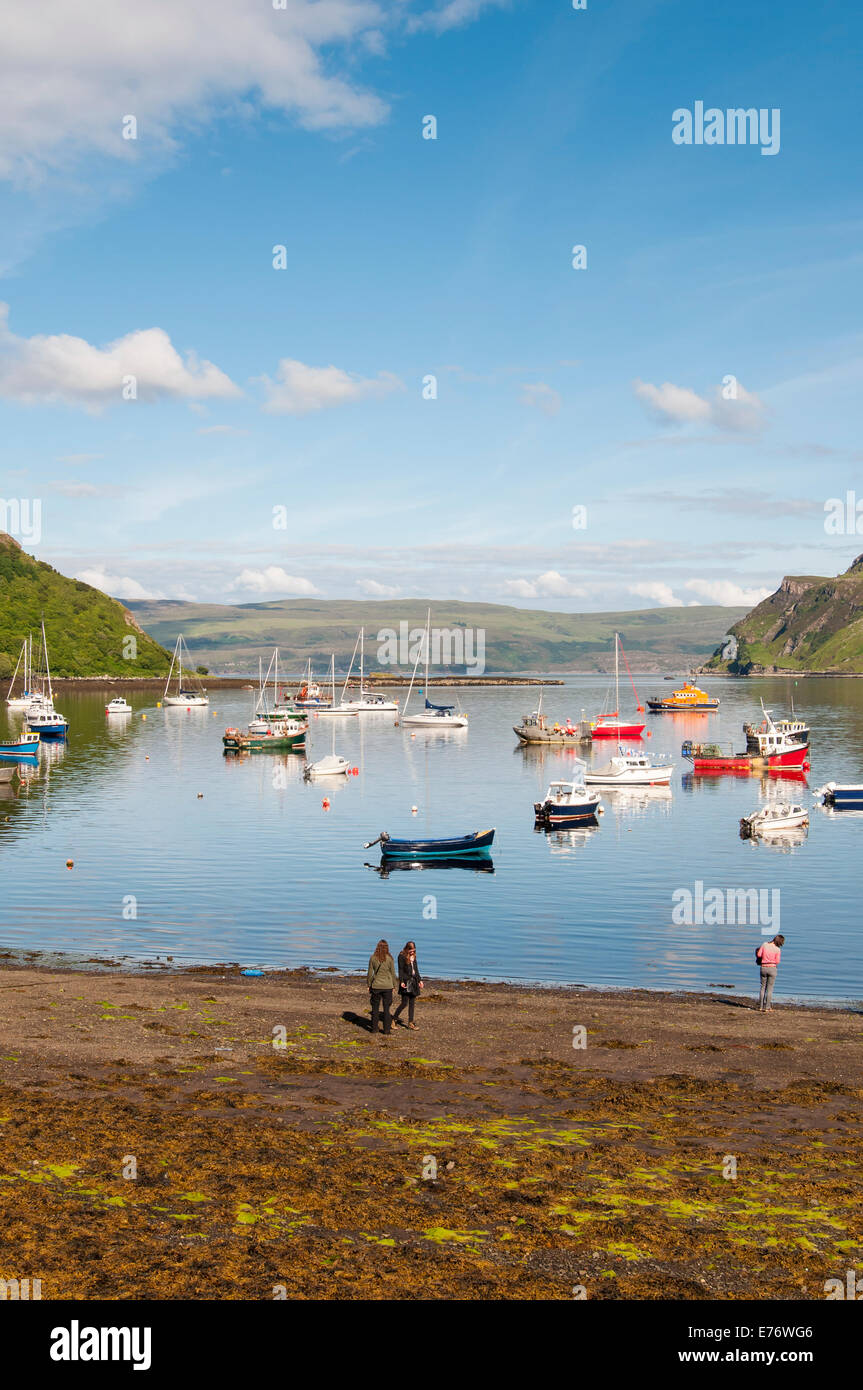 Portree (Port Righ) Harbour, Isle of Skye, Scotland, United Kingdom