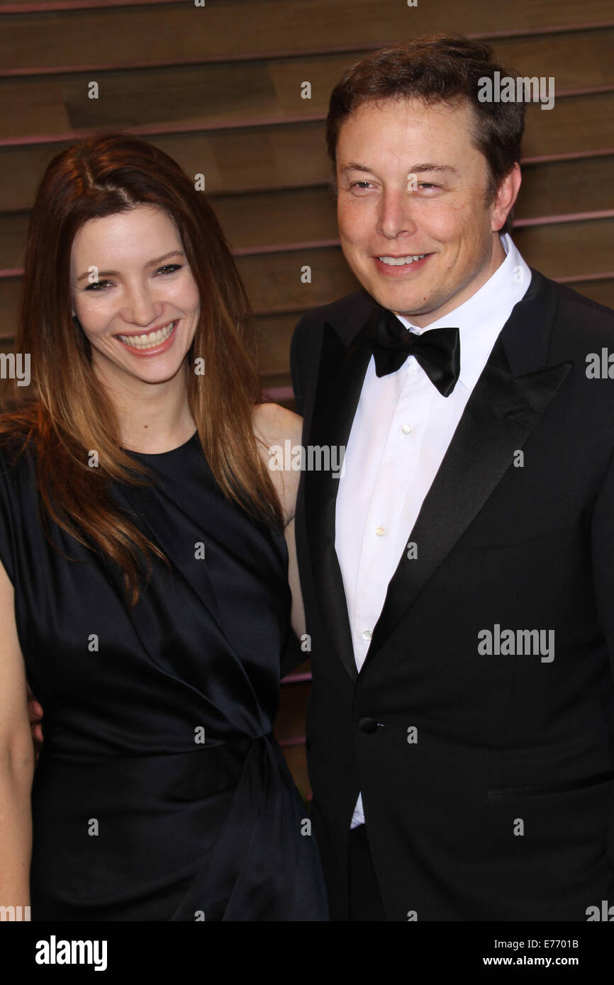 2014 Vanity Fair Oscar Party in West Hollywood Featuring: Elon Musk