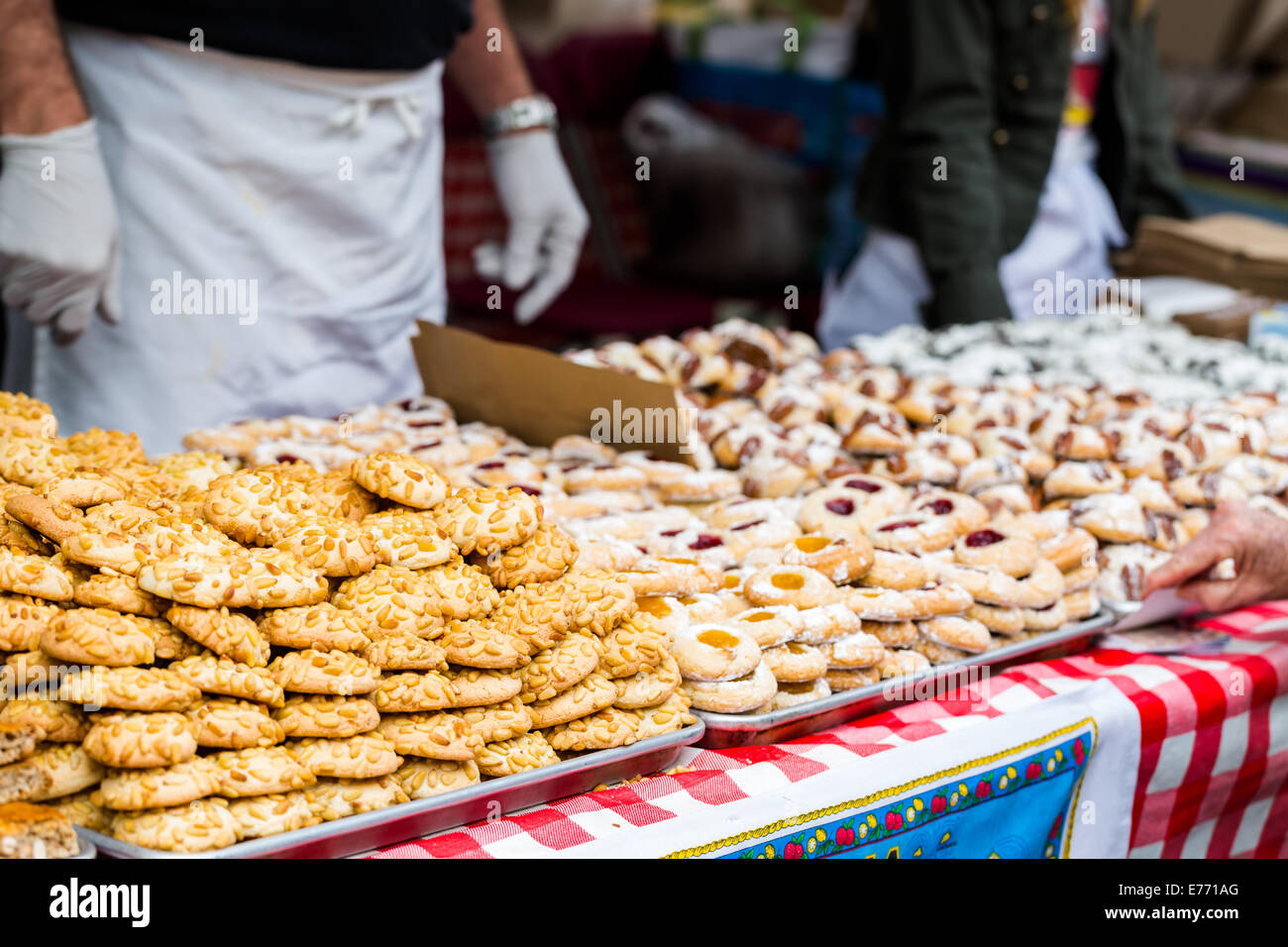 Annual Italian festival on streets of Belmar in Colorado Stock Photo