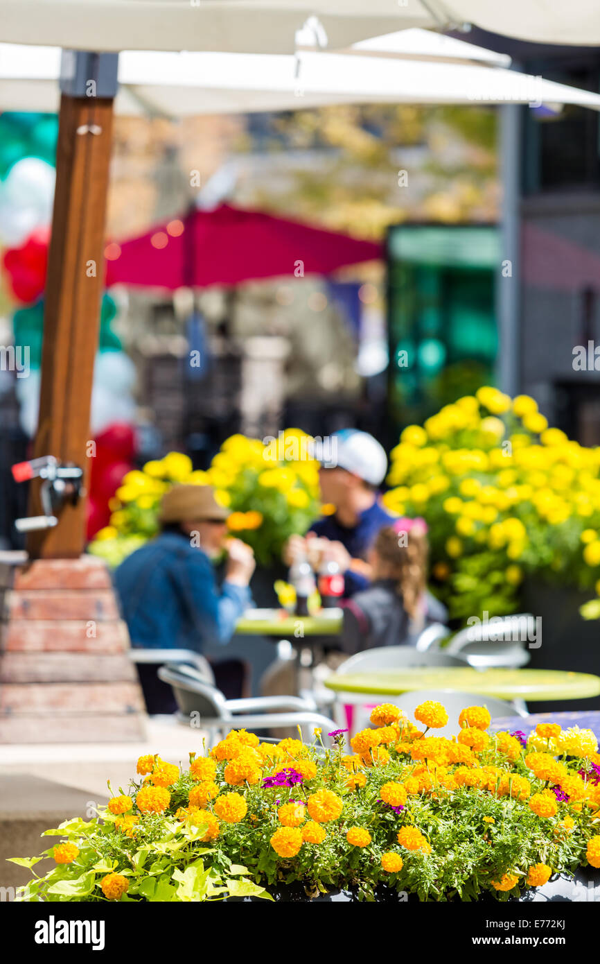 Annual Italian festival on streets of Belmar in Colorado Stock Photo