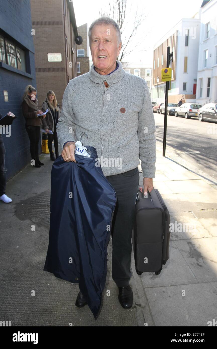 Celebrities and sports personalities arrive at a Sport Relief recording