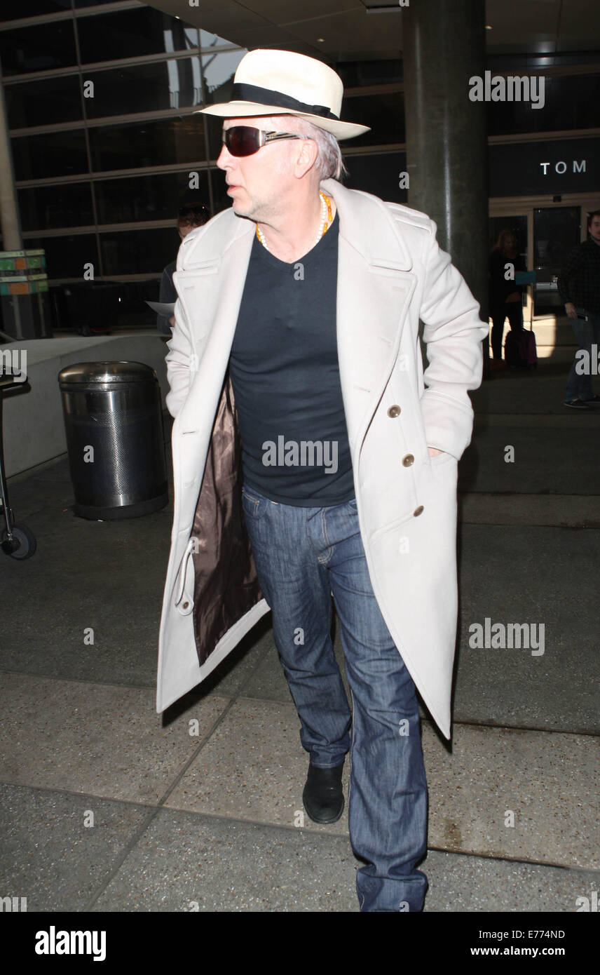 Nicolas Cage at Los Angeles International Airport (LAX) Featuring