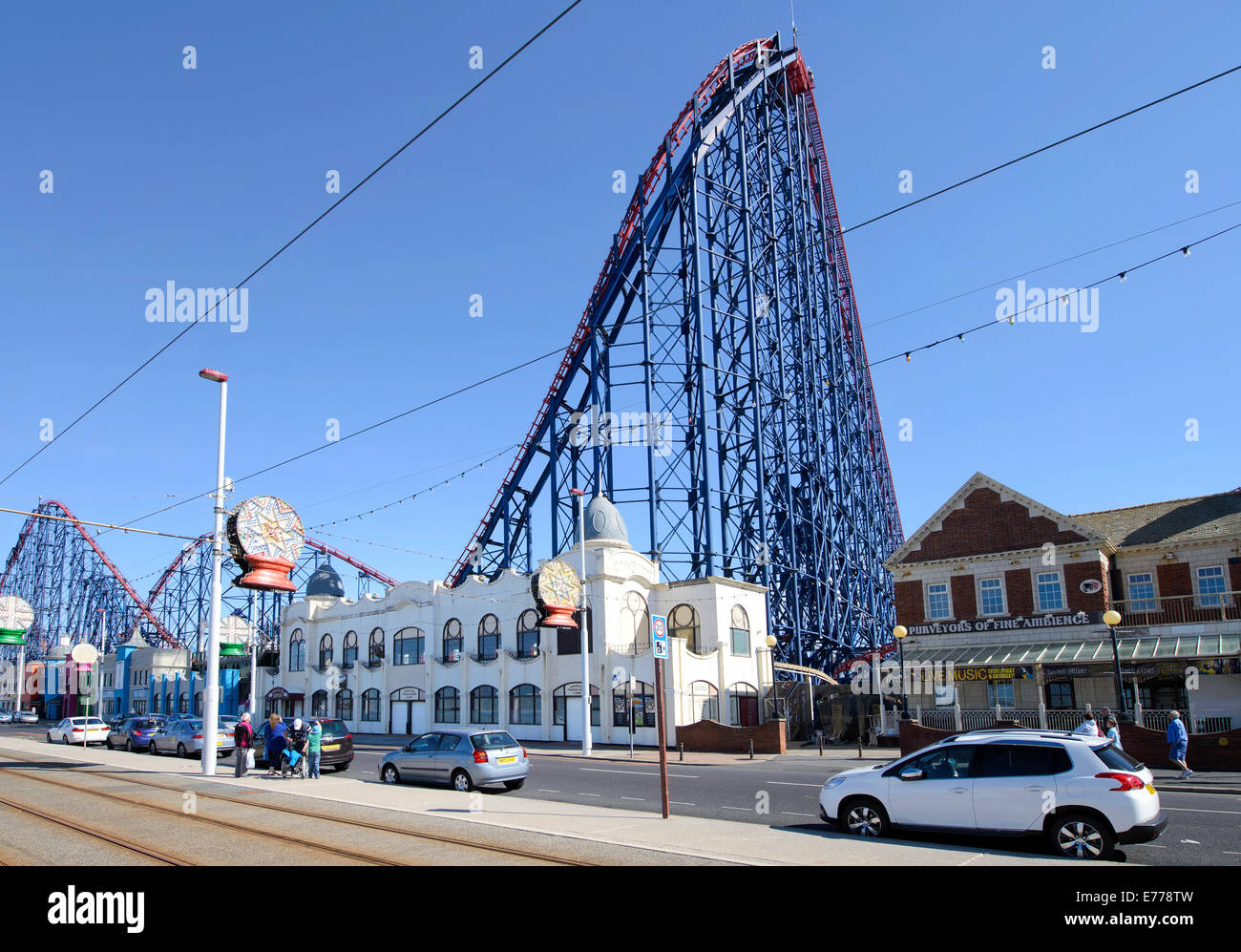 The Big One Roller Coaster In Blackpool Pleasure Beach Blackpool 
