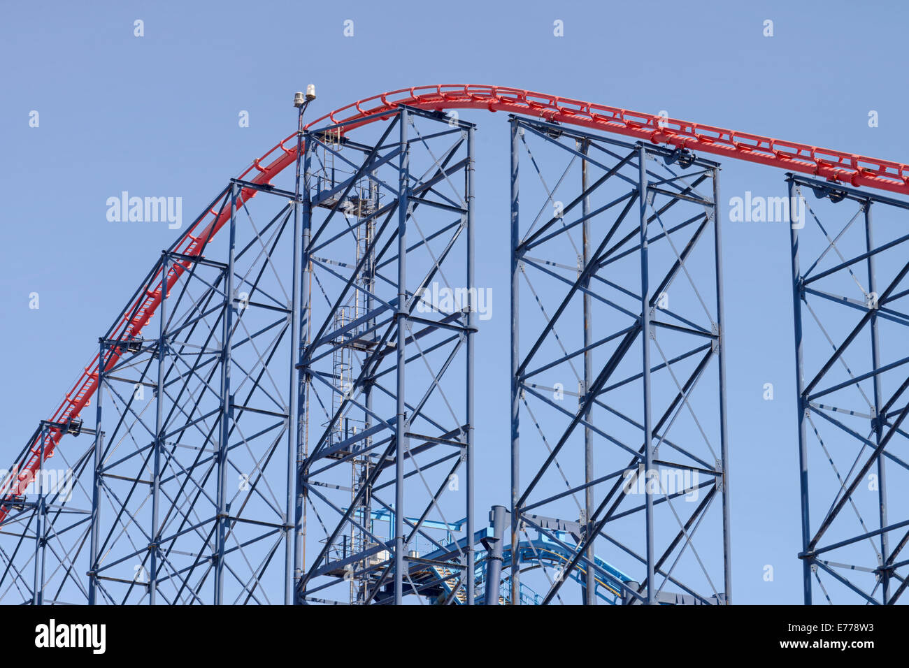 The Big One roller coaster in Blackpool Pleasure Beach, Blackpool, Lancashire Stock Photo