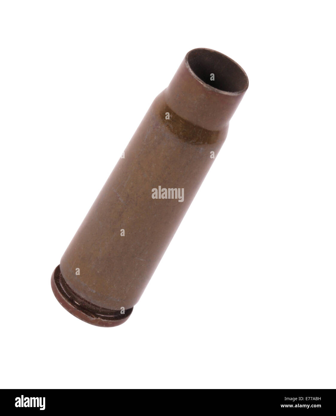 Kalashnikov Gun Shell Isolated Stock Photo