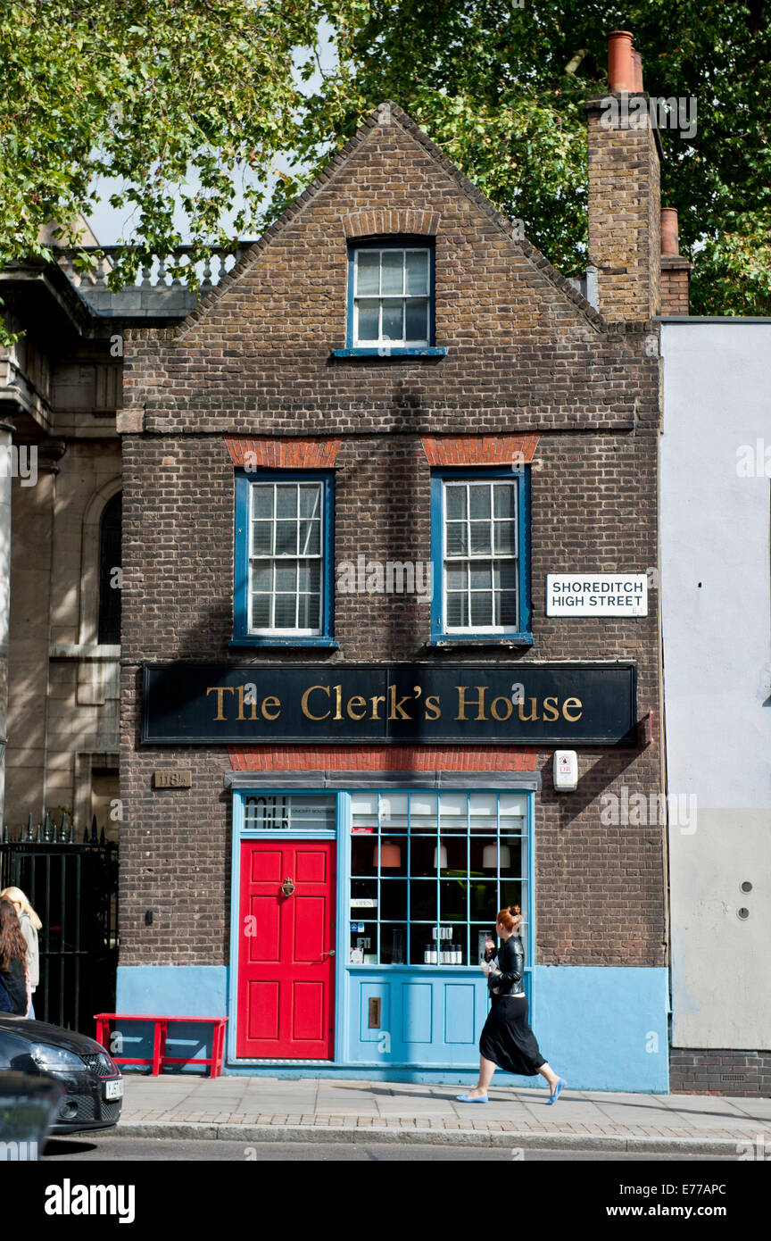 The Clerk's House in Shoreditch High street Stock Photo