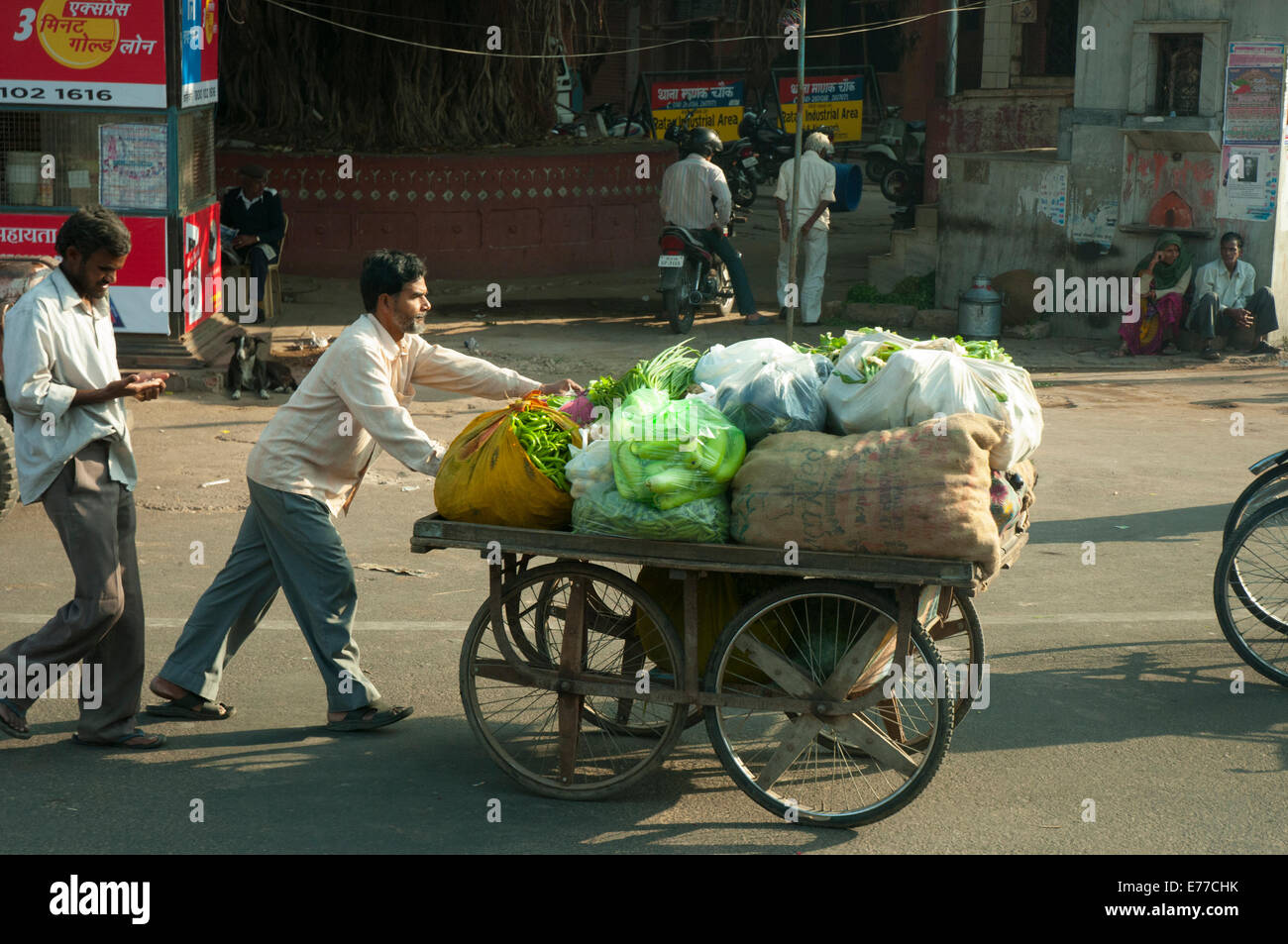Pushcart india hi-res stock photography and images - Alamy