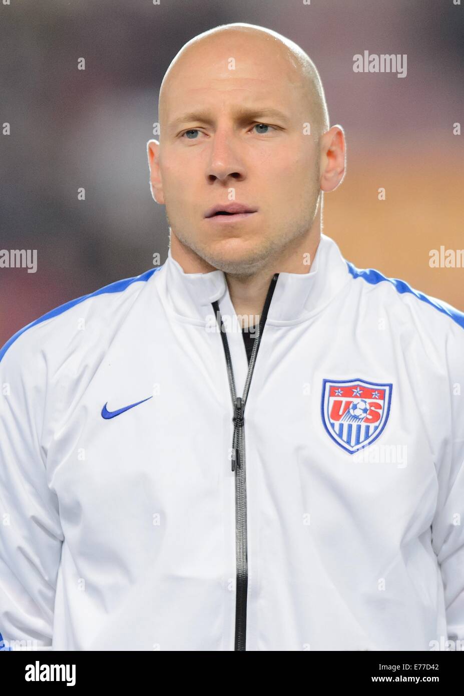 USA's goalkeeper Brad Guzan is pictured before the friendly soccer