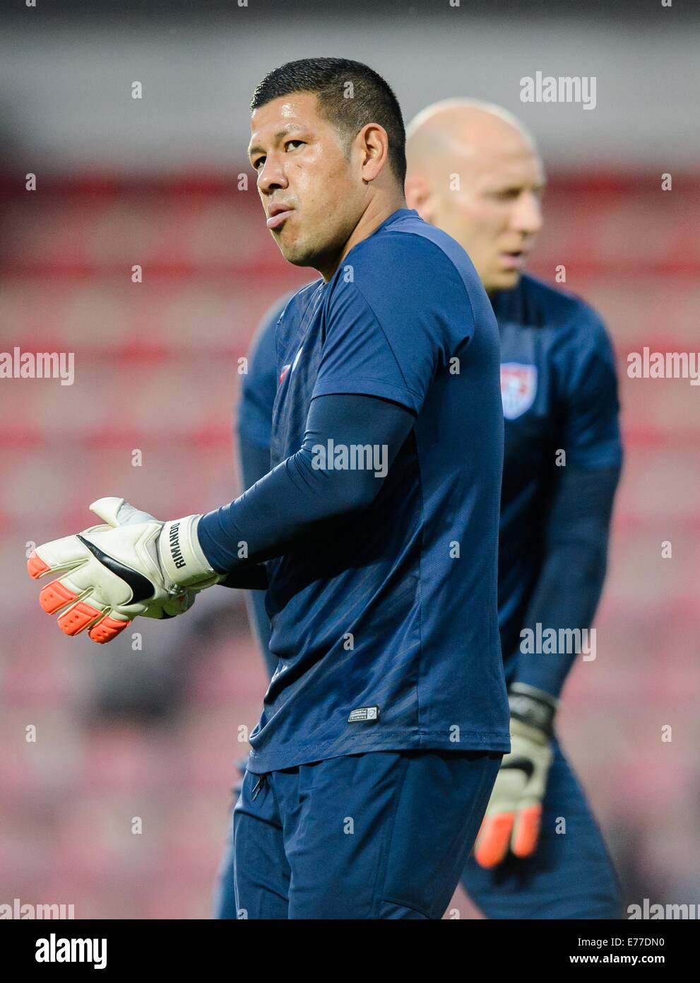 Cornel Cernea goalkeeper's coach of Sepsi OSK during semifinal of