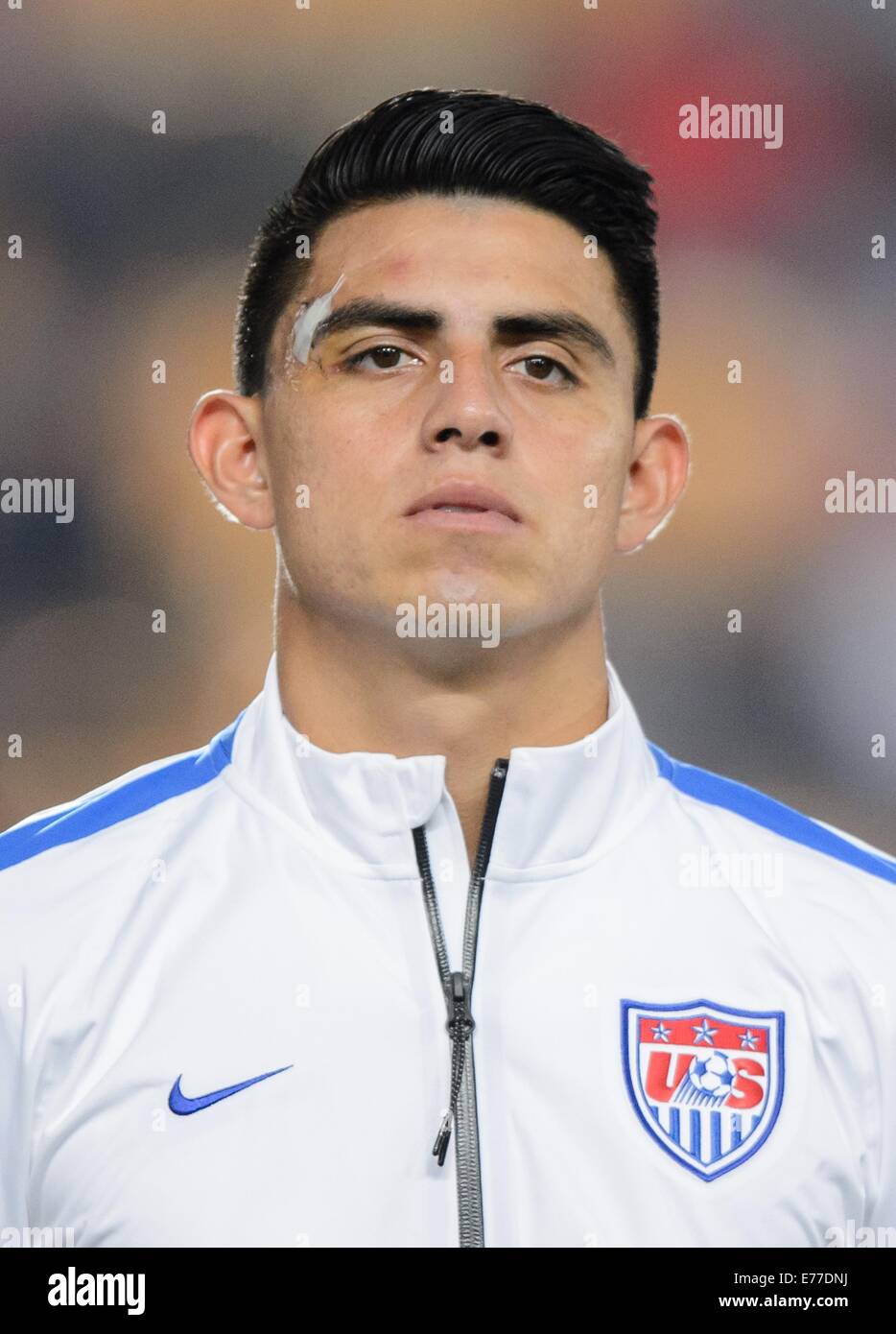 USA’s Joe Corona is pictured during the friendly soccer match between
