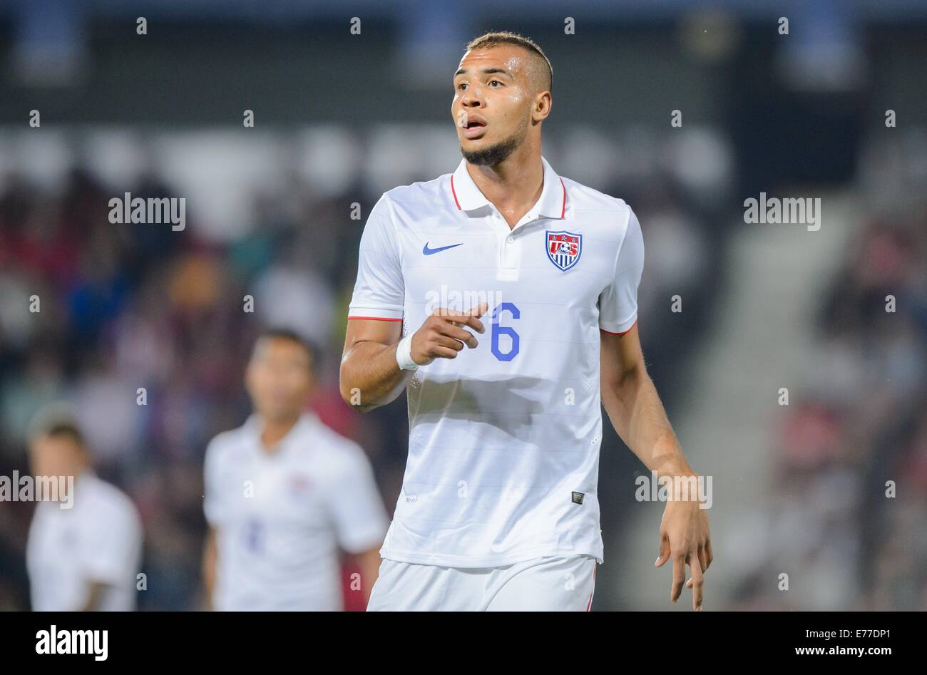 USA's John Brooks in action during the friendly soccer match between