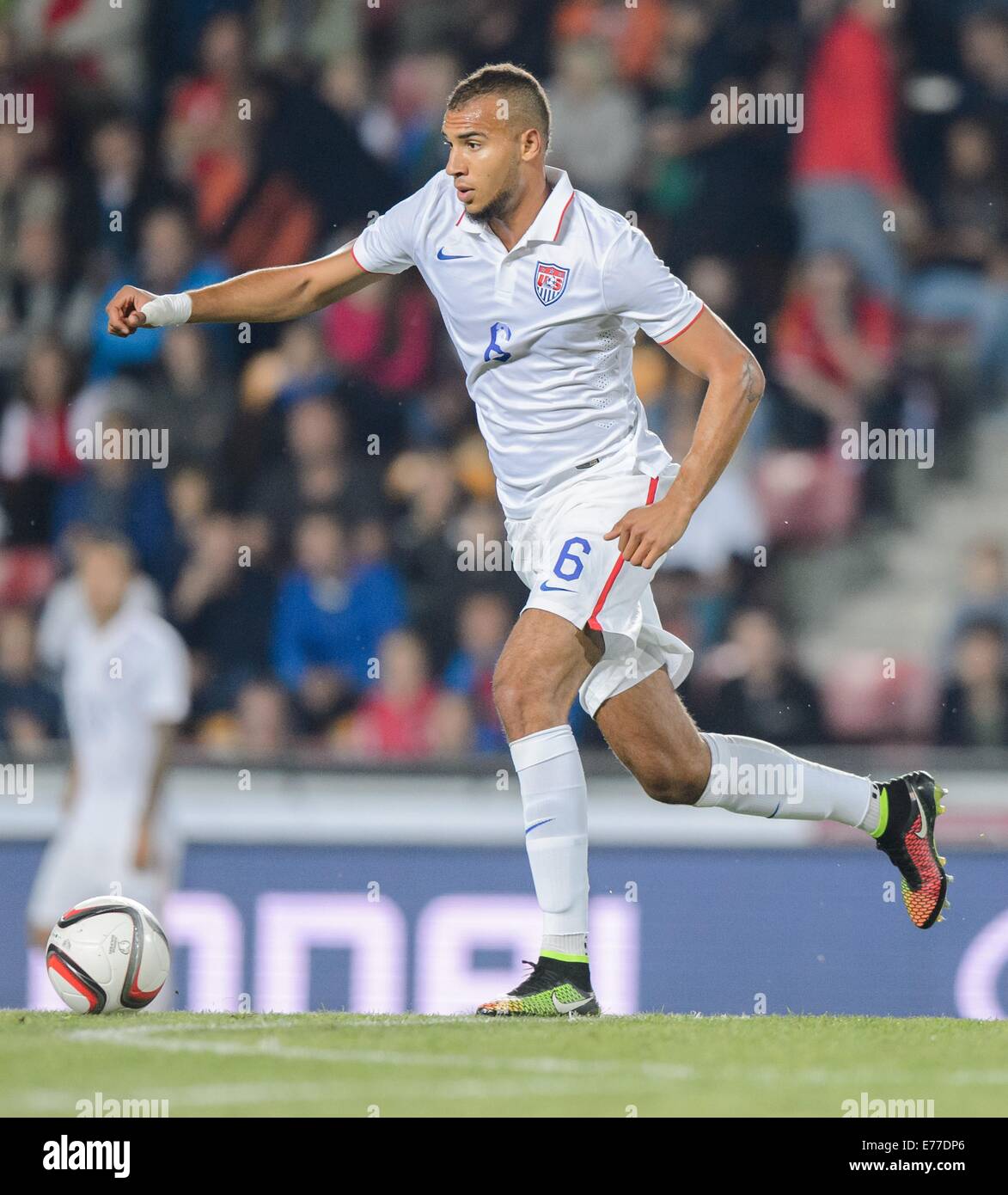USA's John Brooks in action during the friendly soccer match between