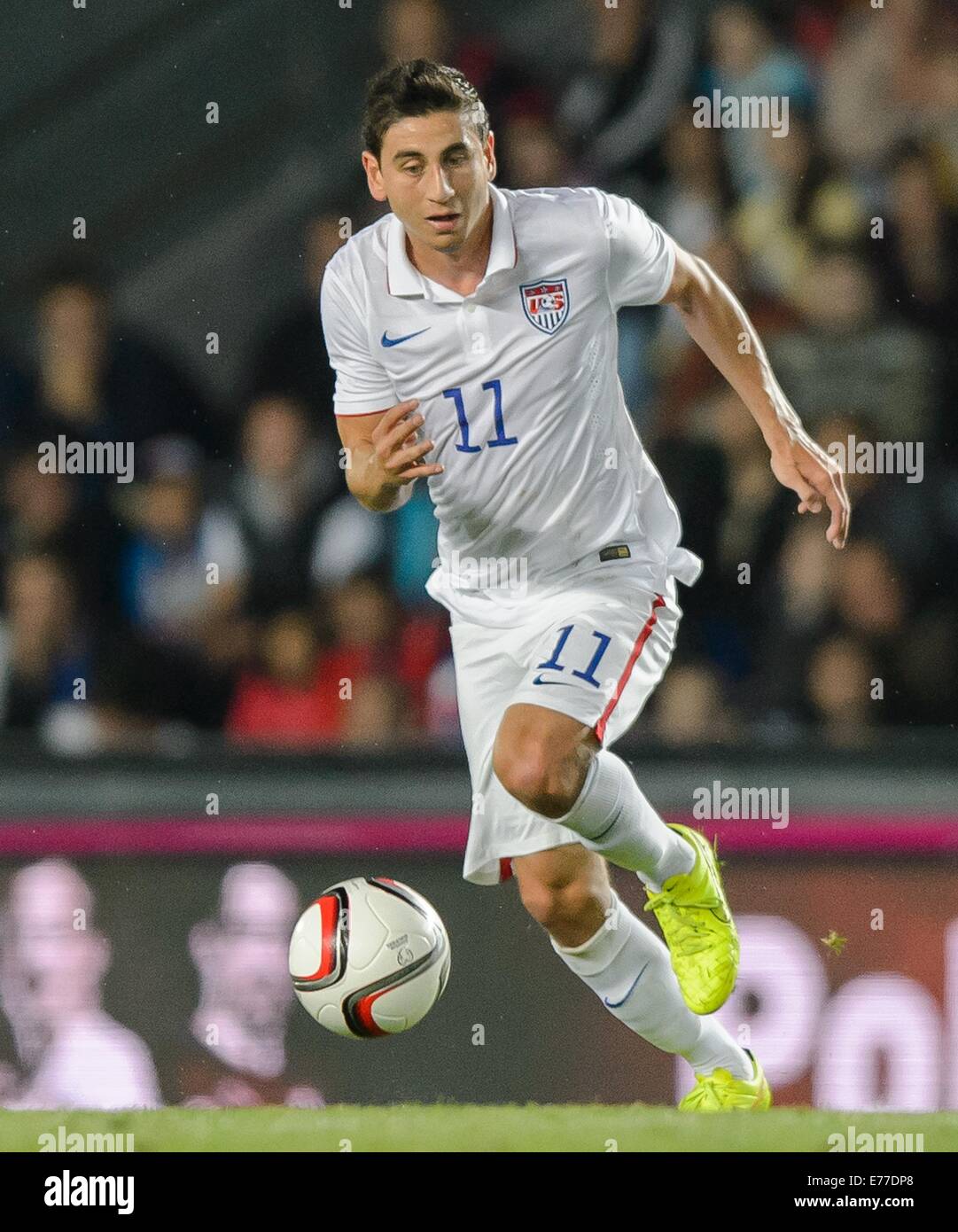 USA's Alejandro Bedoya in action during the friendly soccer match between Czech Republic and the