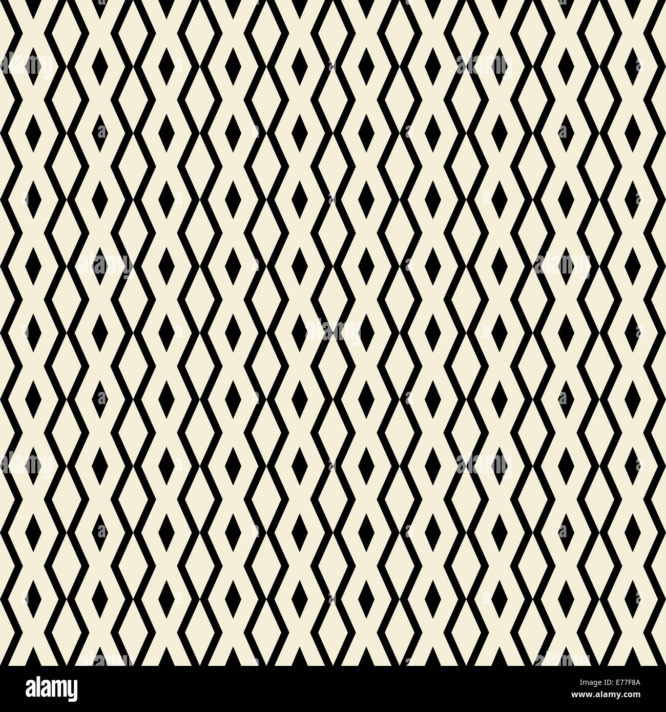Retro seamless pattern with triangle, rhombus  shapes. Stock Photo