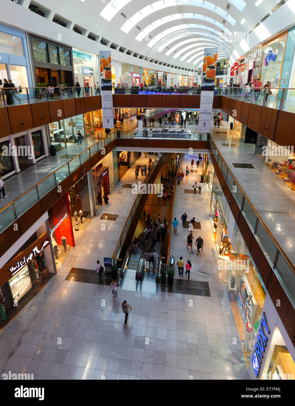 Dubai, Shopping mall Stock Photo