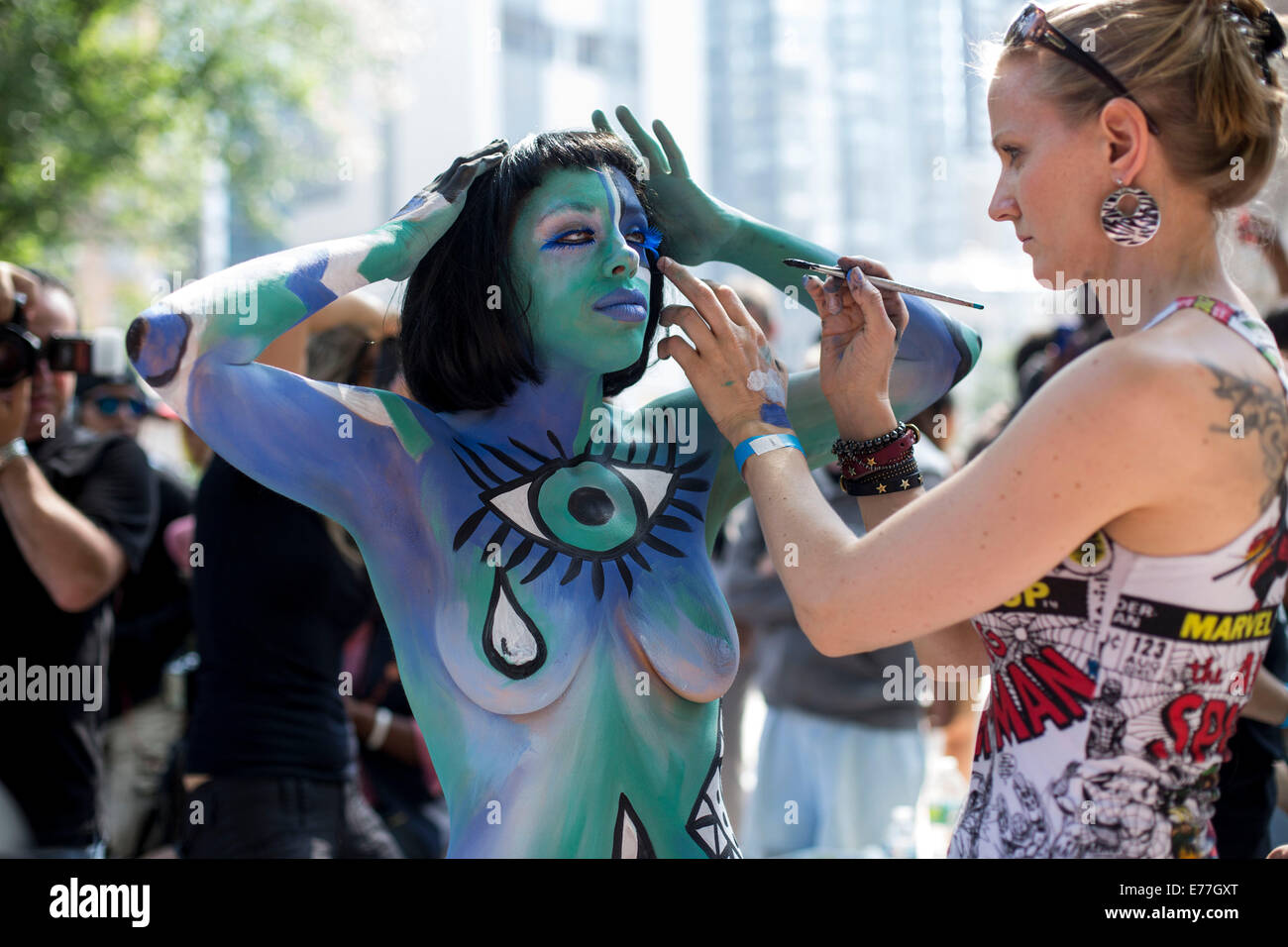 Paint costumes nude 