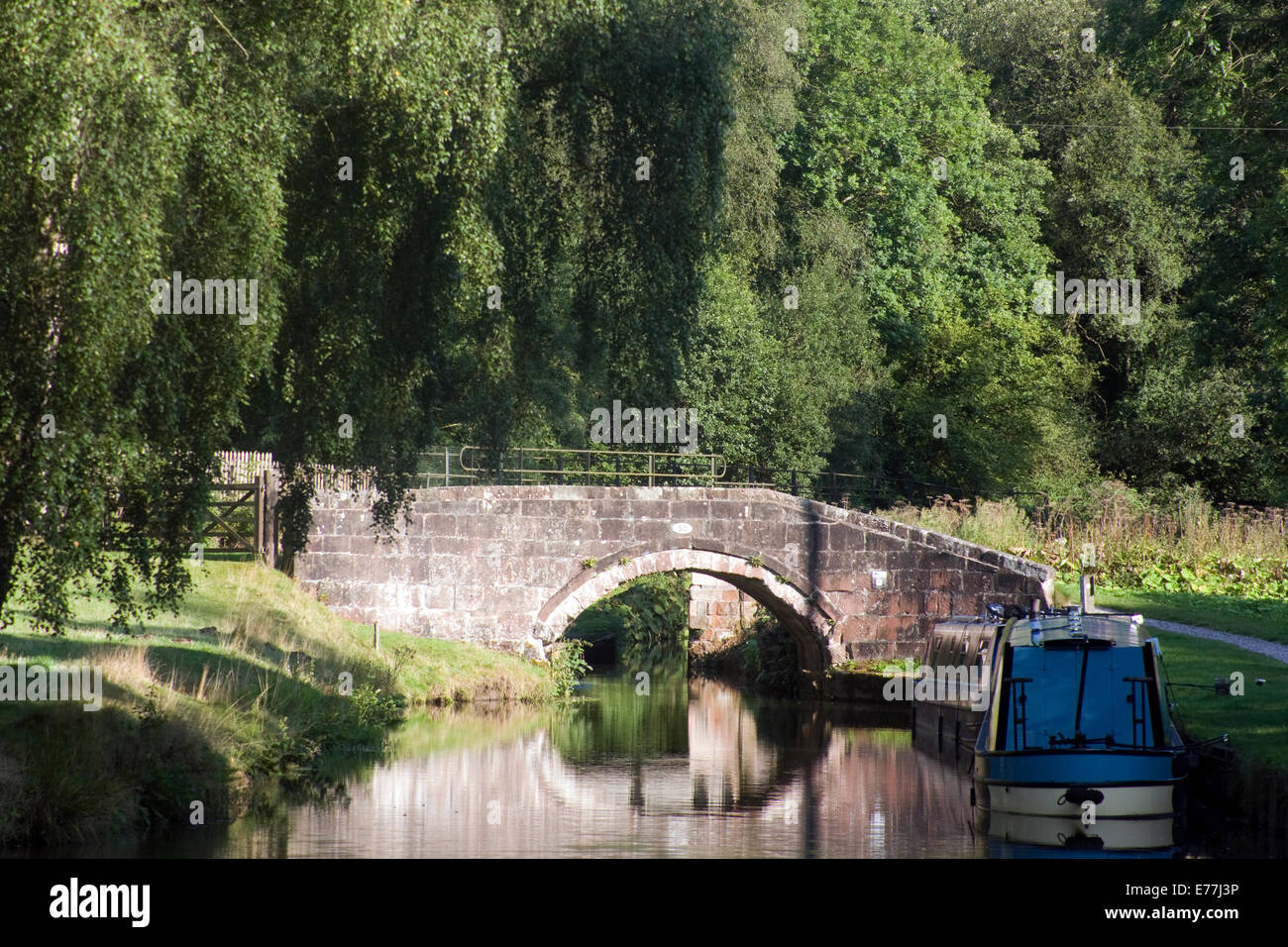 The Caldon Canal Stock Photo