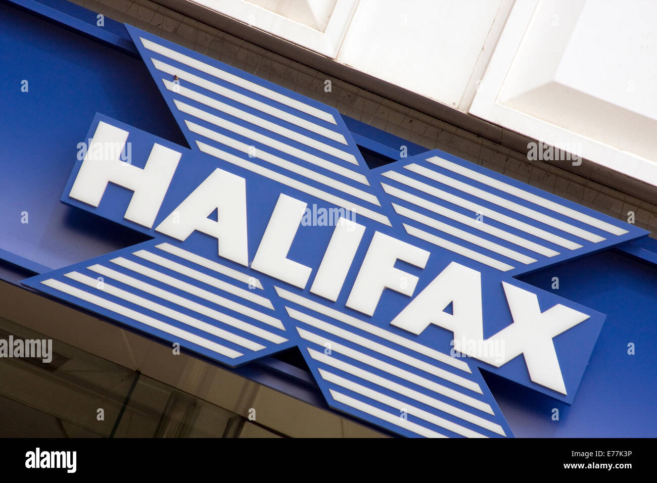 Halifax UK High Street Branch Stock Photo