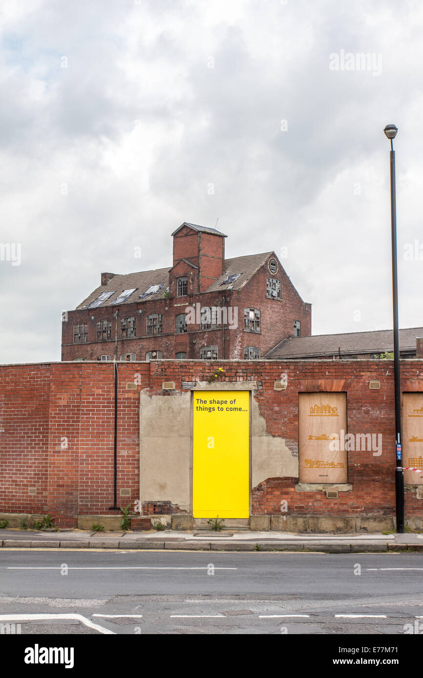 Construction and building work on Eagle works at Little Kelham
