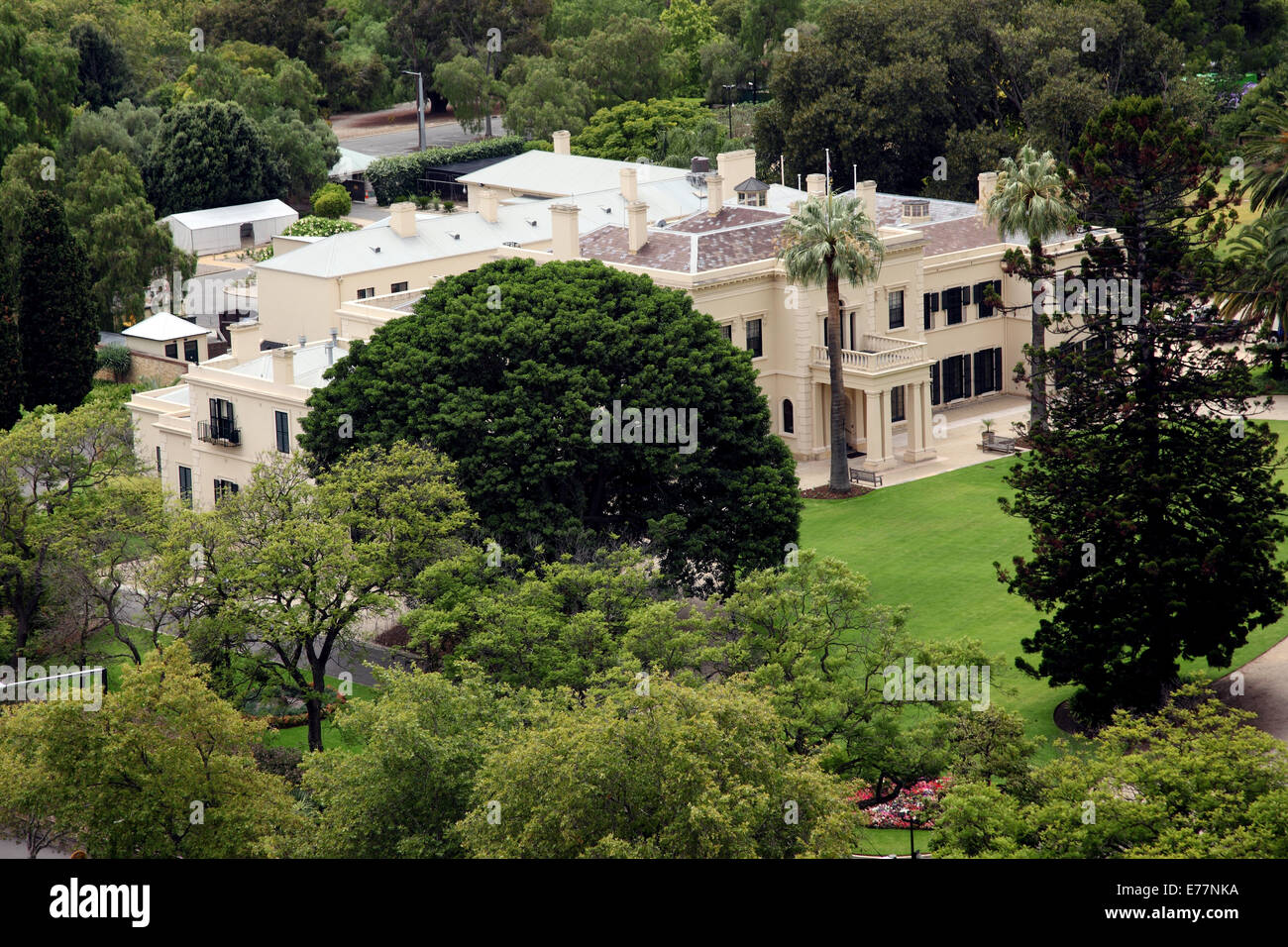 Government House in Adelaide South Australia Stock Photo