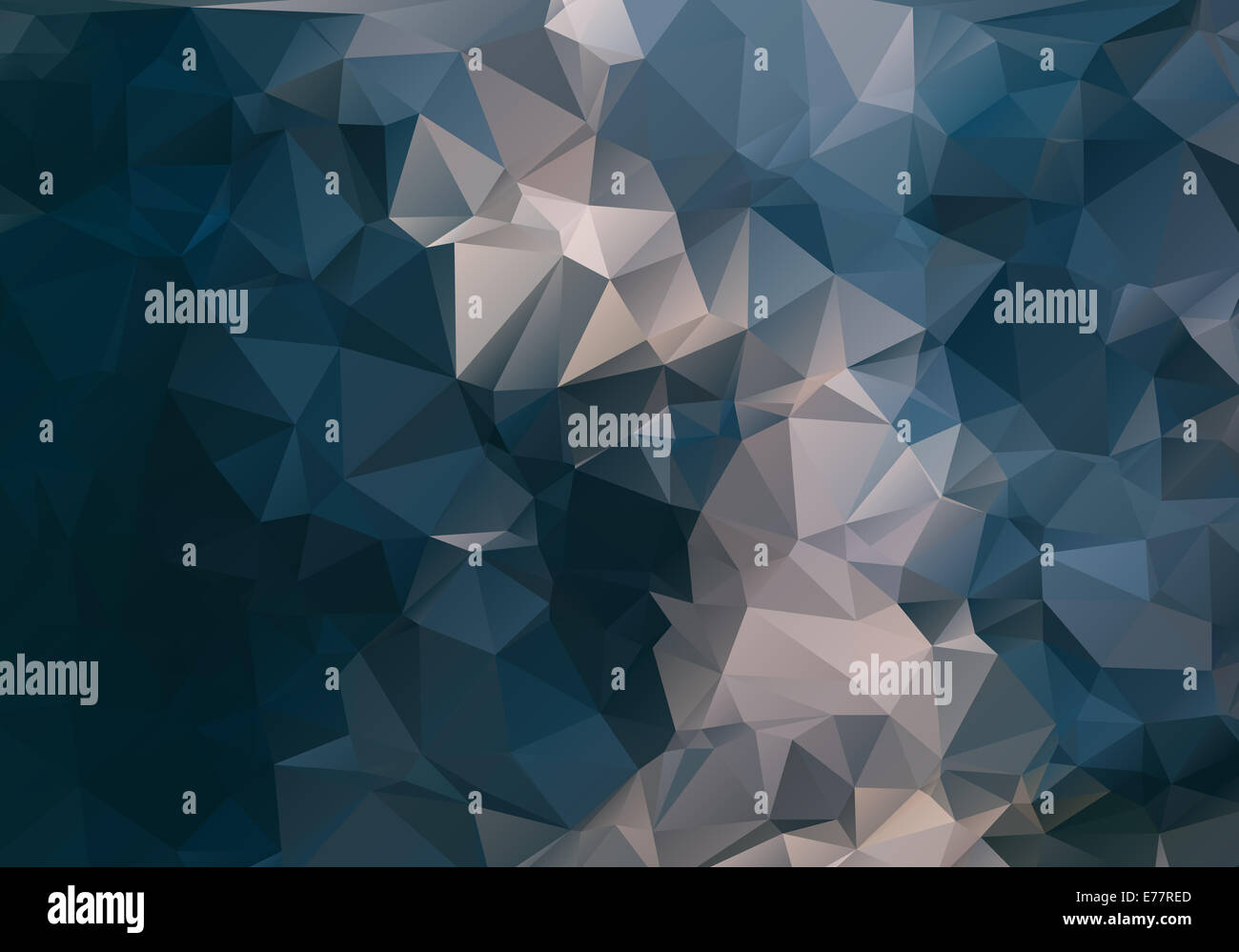 Dark abstract background polygon Stock Photo - Alamy