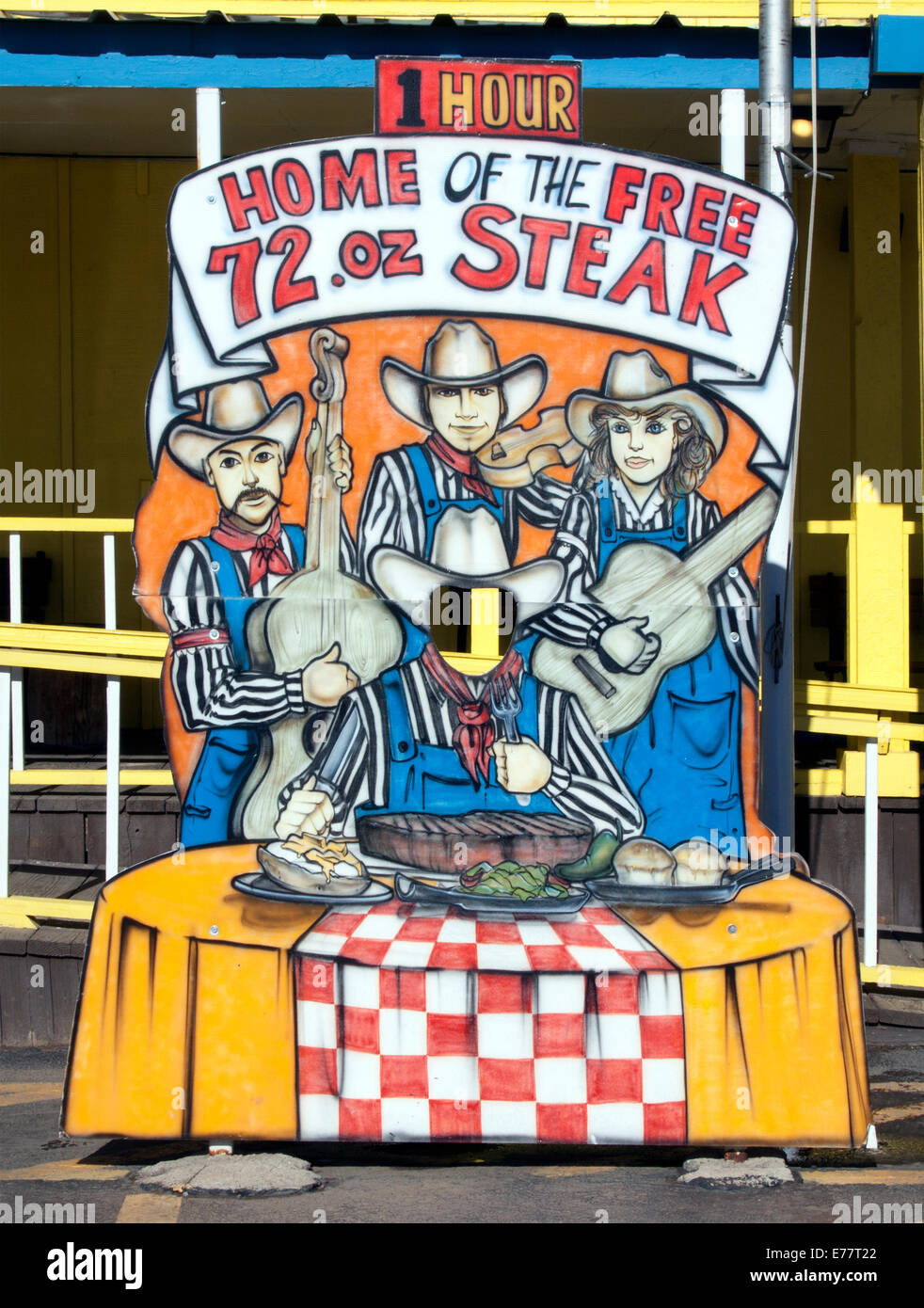 The Big Texan Steak Ranch restaurant in Amarillo Stock Photo Alamy