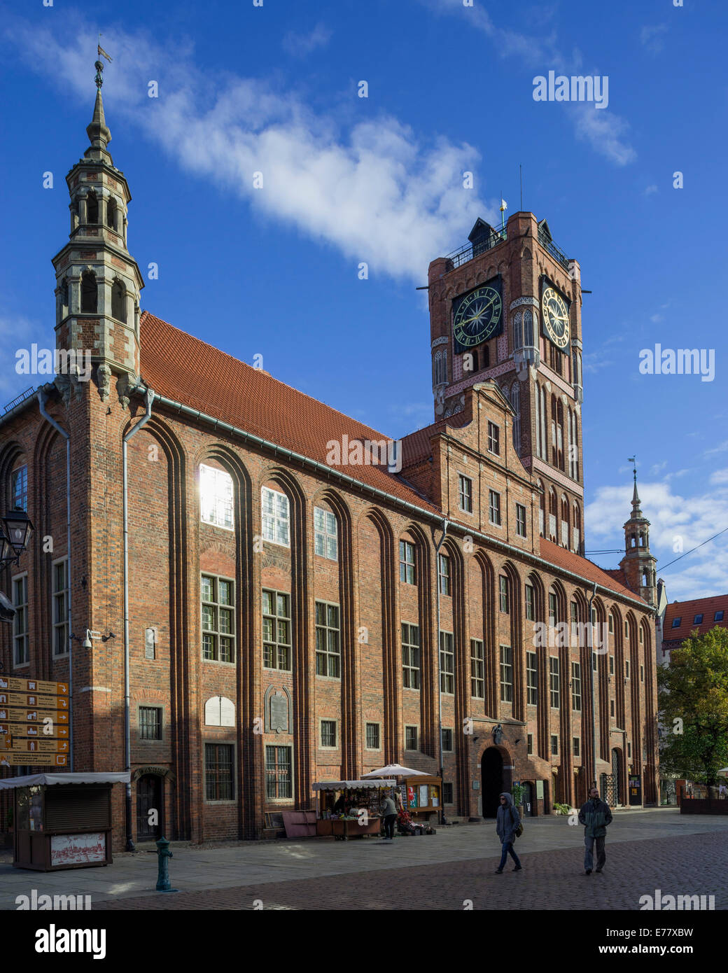 Town hall, Toruń, Kujawy-Pomerania Province, Poland Stock Photo