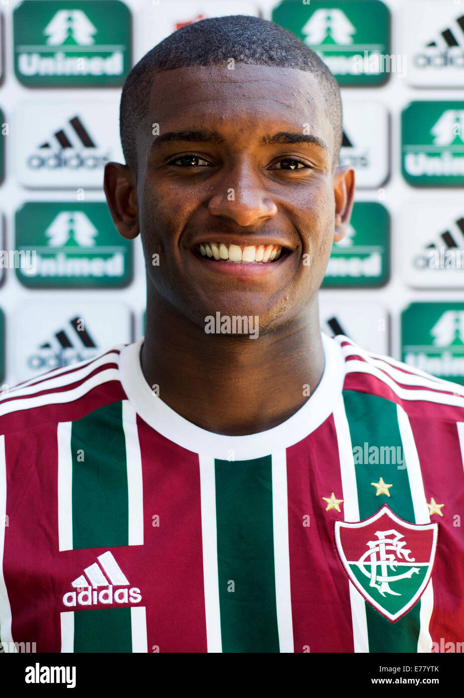 Brazilian Football League Serie A / ( Fluminense Football Club ) - Marlon Santos da Silva Barbosa " Marlon " Stock Photo
