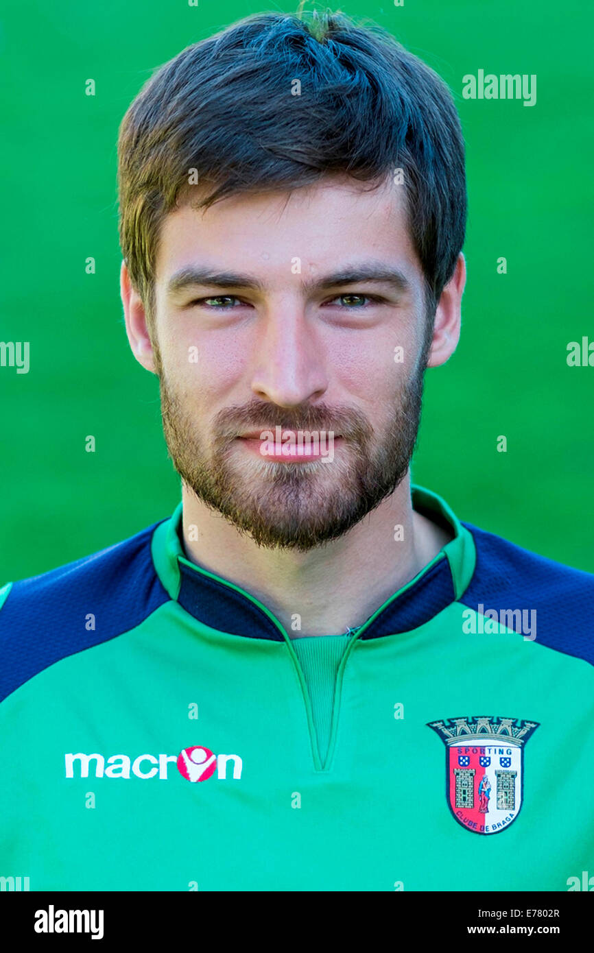 Portugal - Primera Liga Zon-Sagres 2014-2015 /  Stanislav Vasilyevich Kritsyuk ' Stanislav Kritsyuk '  -  ( SC Braga ) Stock Photo